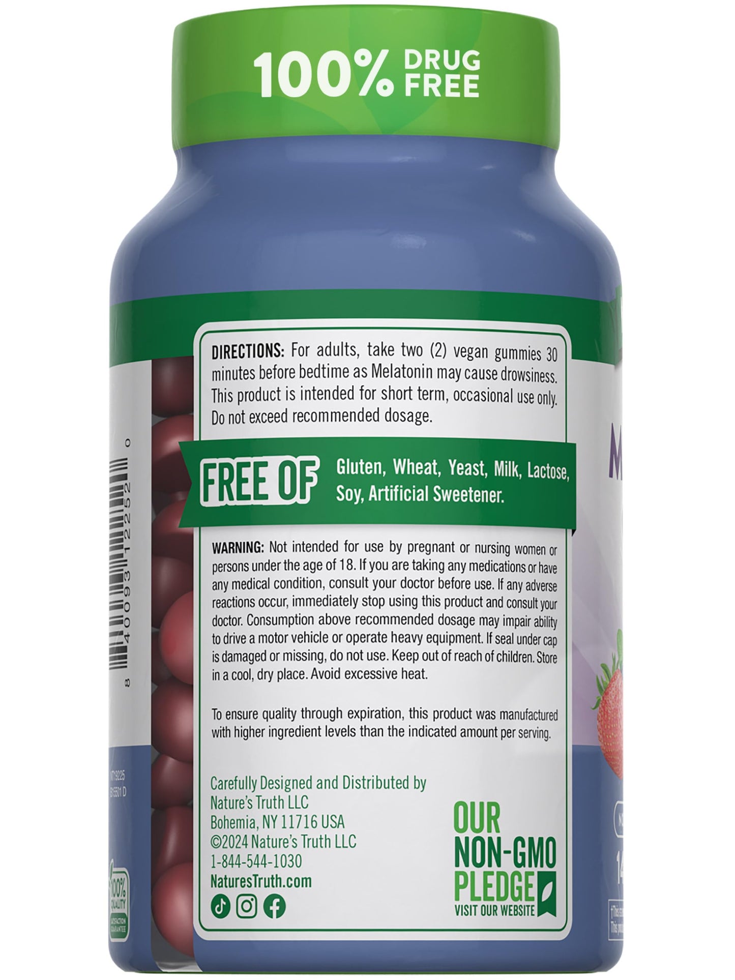 Nature's Truth Melatonin Gummy 140 Count