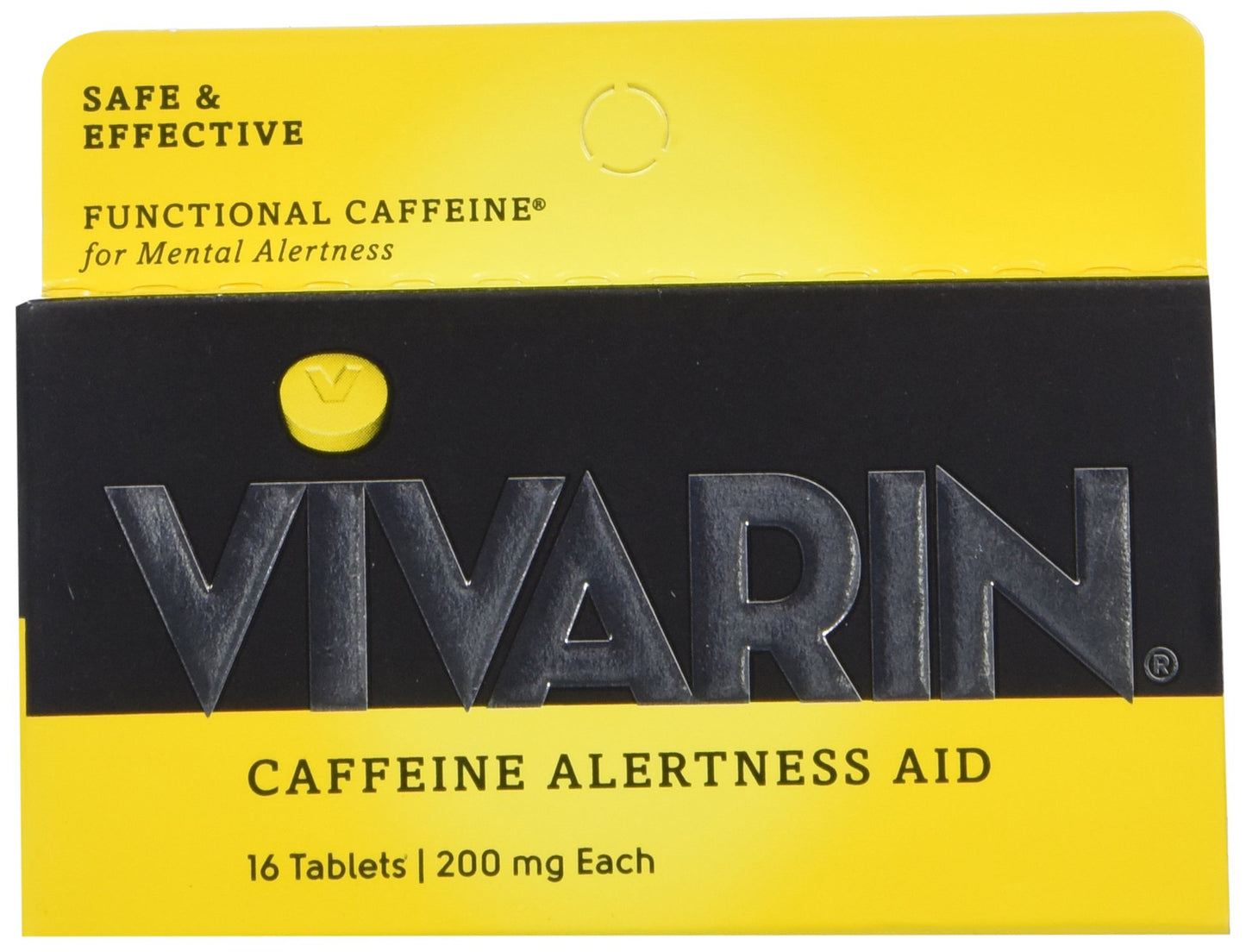 Vivarin Caffeine Tablets 200mg, 48 Tablets