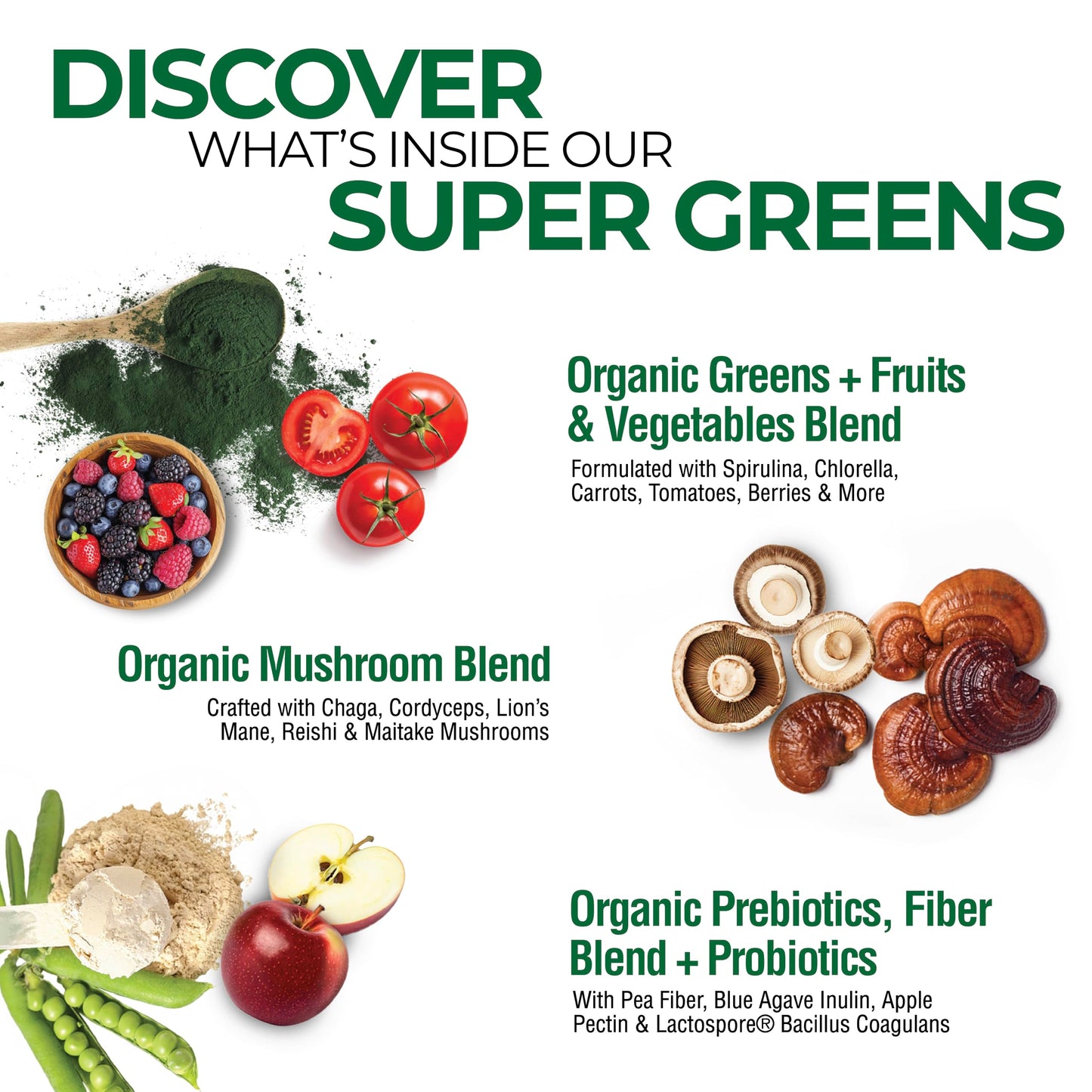 Country Farms Essential Pack Super Greens Powder and Super Reds, 17.7 oz, 2 Pack