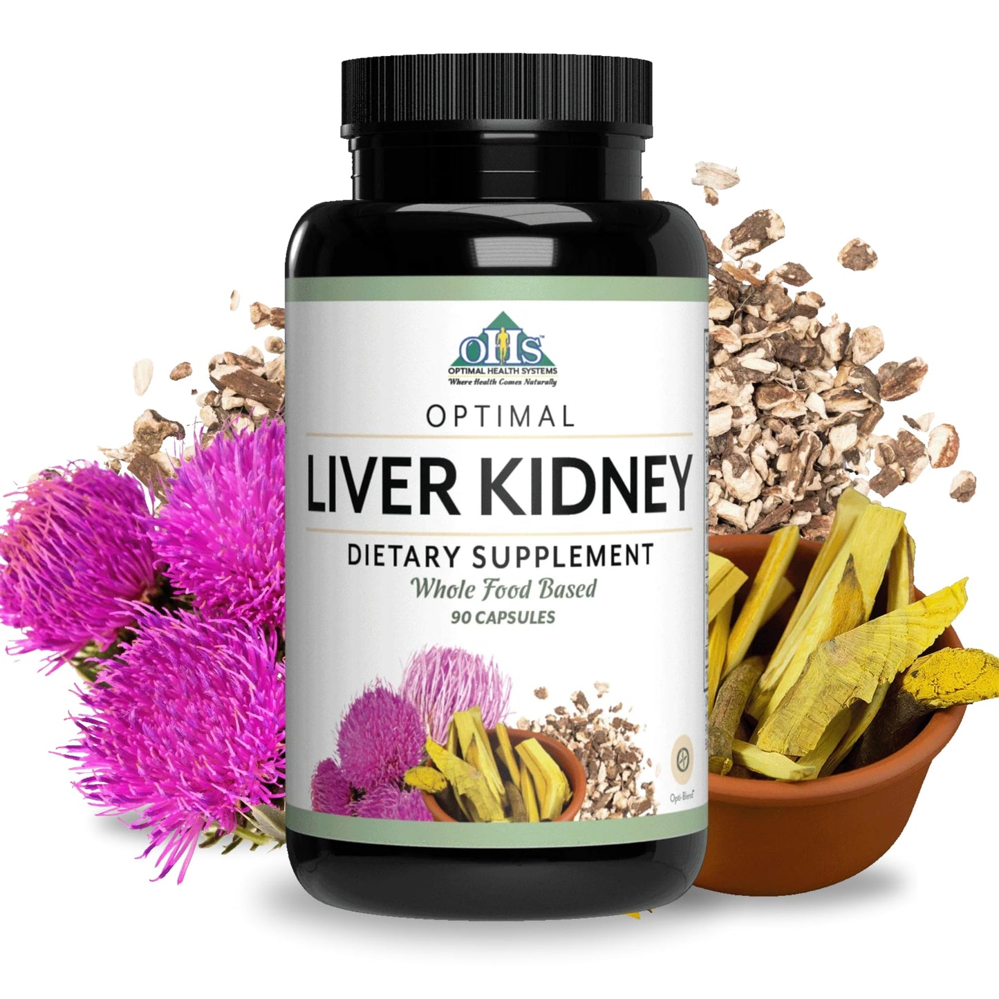Optimal Health Systems Liver/Kidney Detox & Cleanse 90 Capsules