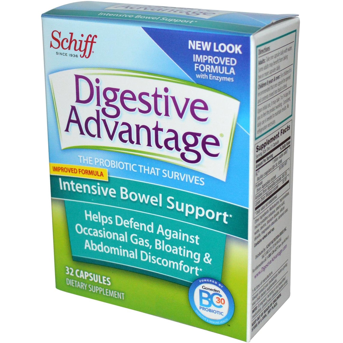 Digestive Advantage IBS Intensive Bowel Support Capsules 32 Count