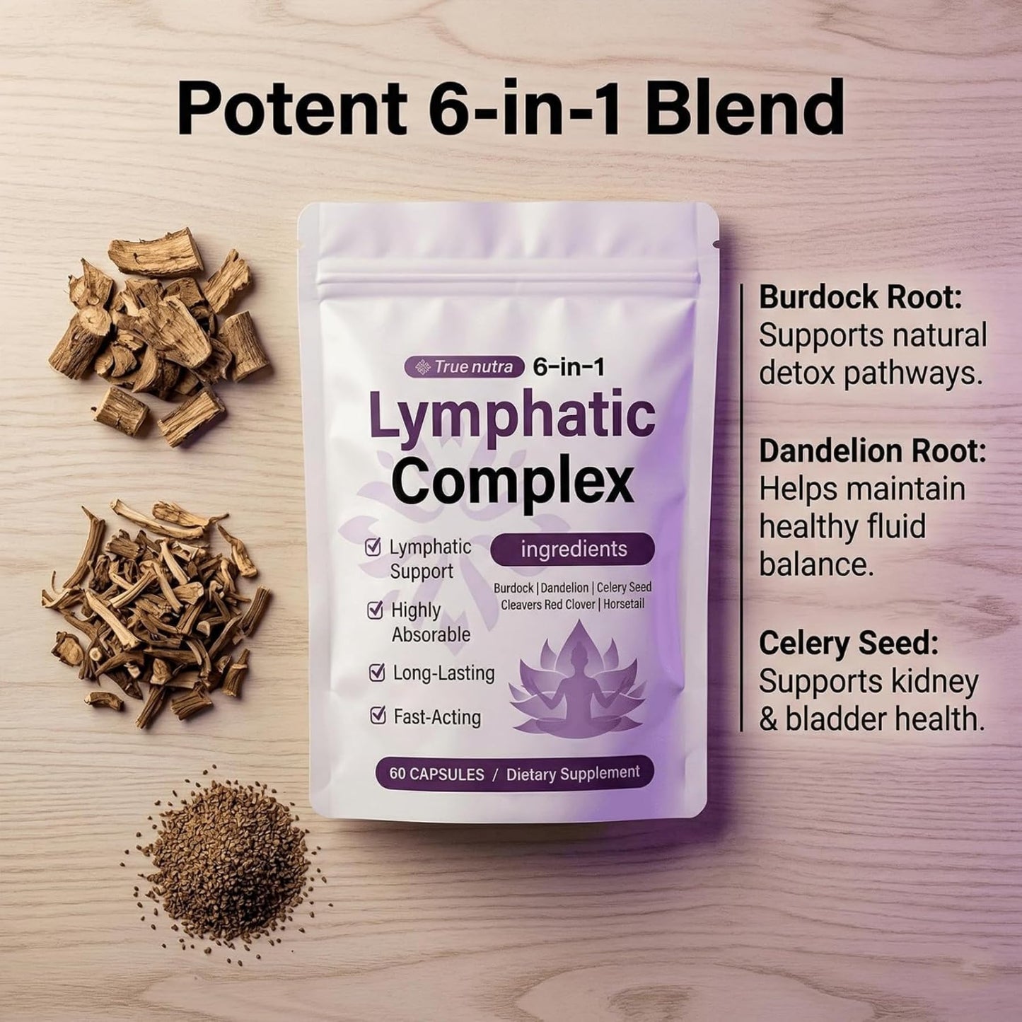 True Nutra Lymphatic Complex 60 Capsules