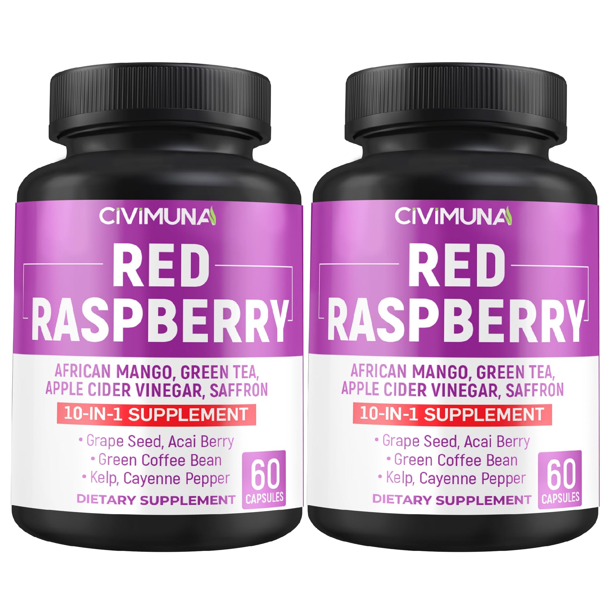 CIVIMUNA Red Raspberry Capsules 120 Capsules