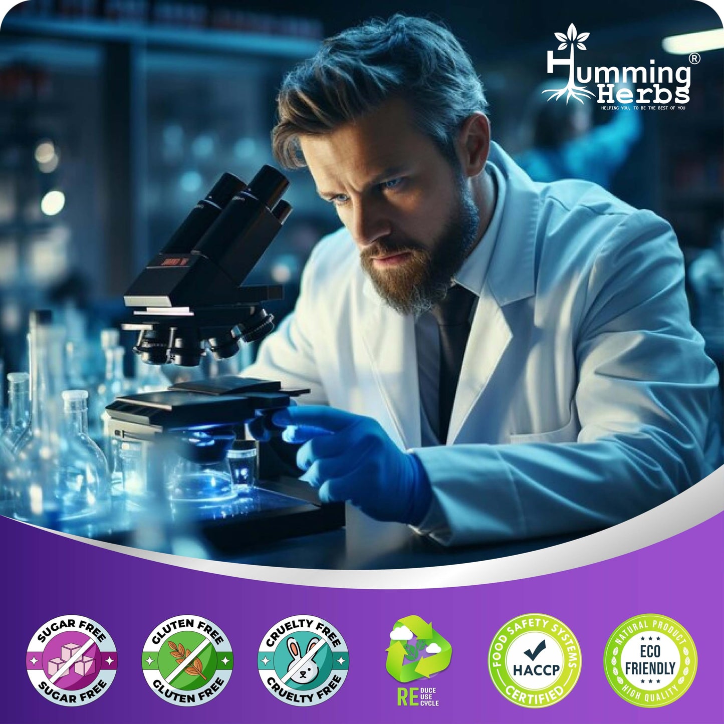 Humming Herbs EGT Supplement Capsule 60 Veg Caps
