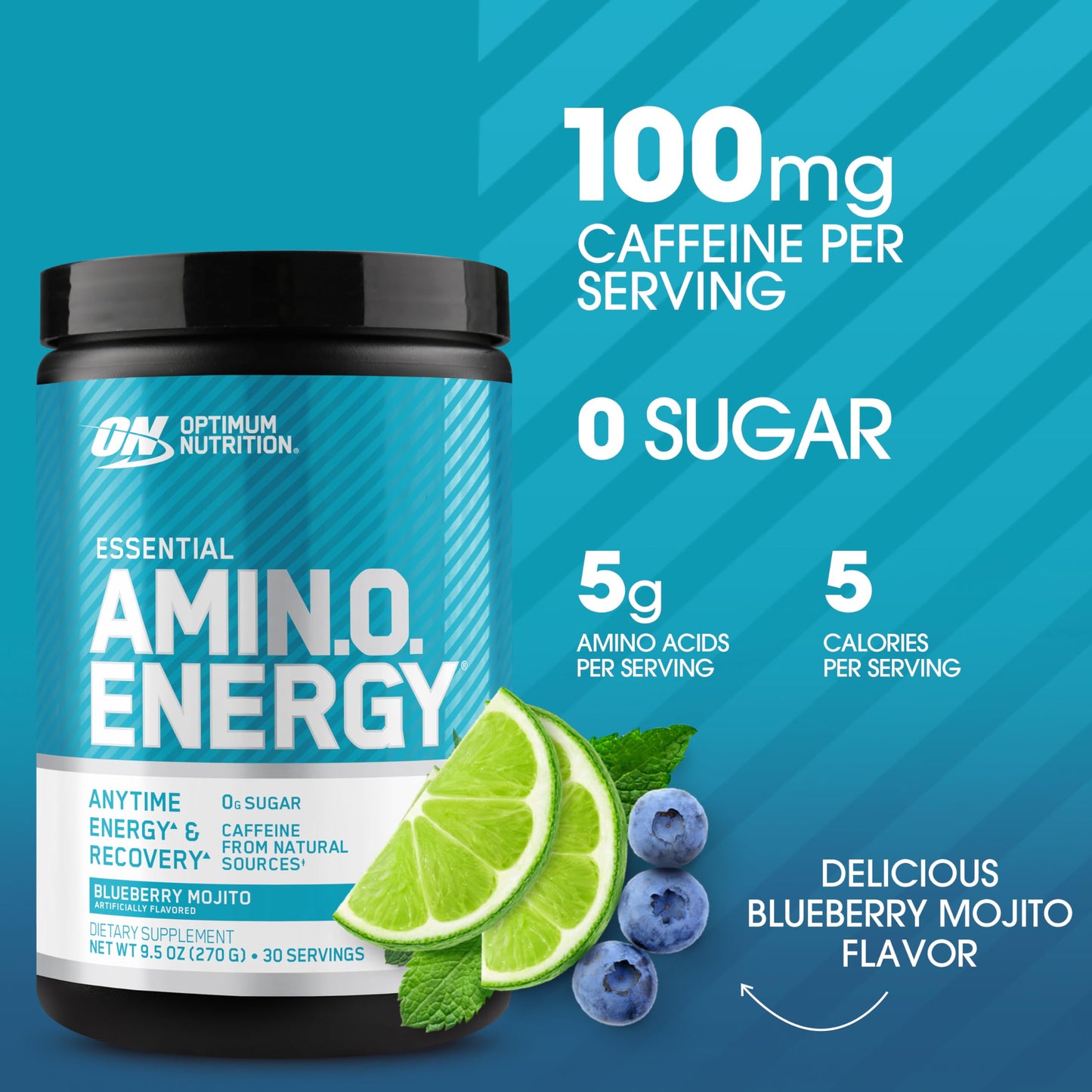 Optimum Nutrition Amino Energy Powder 9.5 Ounce