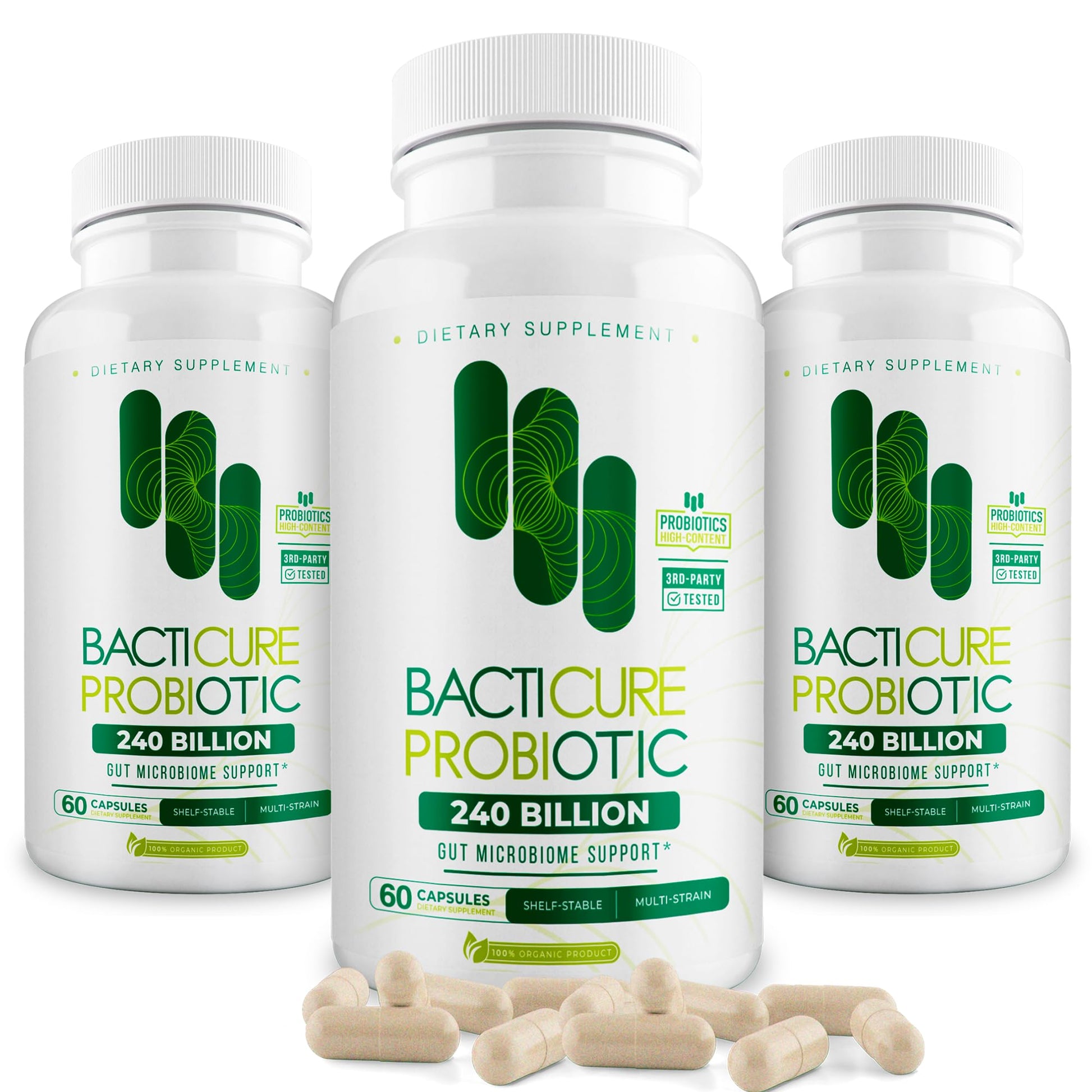BACTICURE Immune System Support Multivitamin Mineral Capsule 60 Capsules