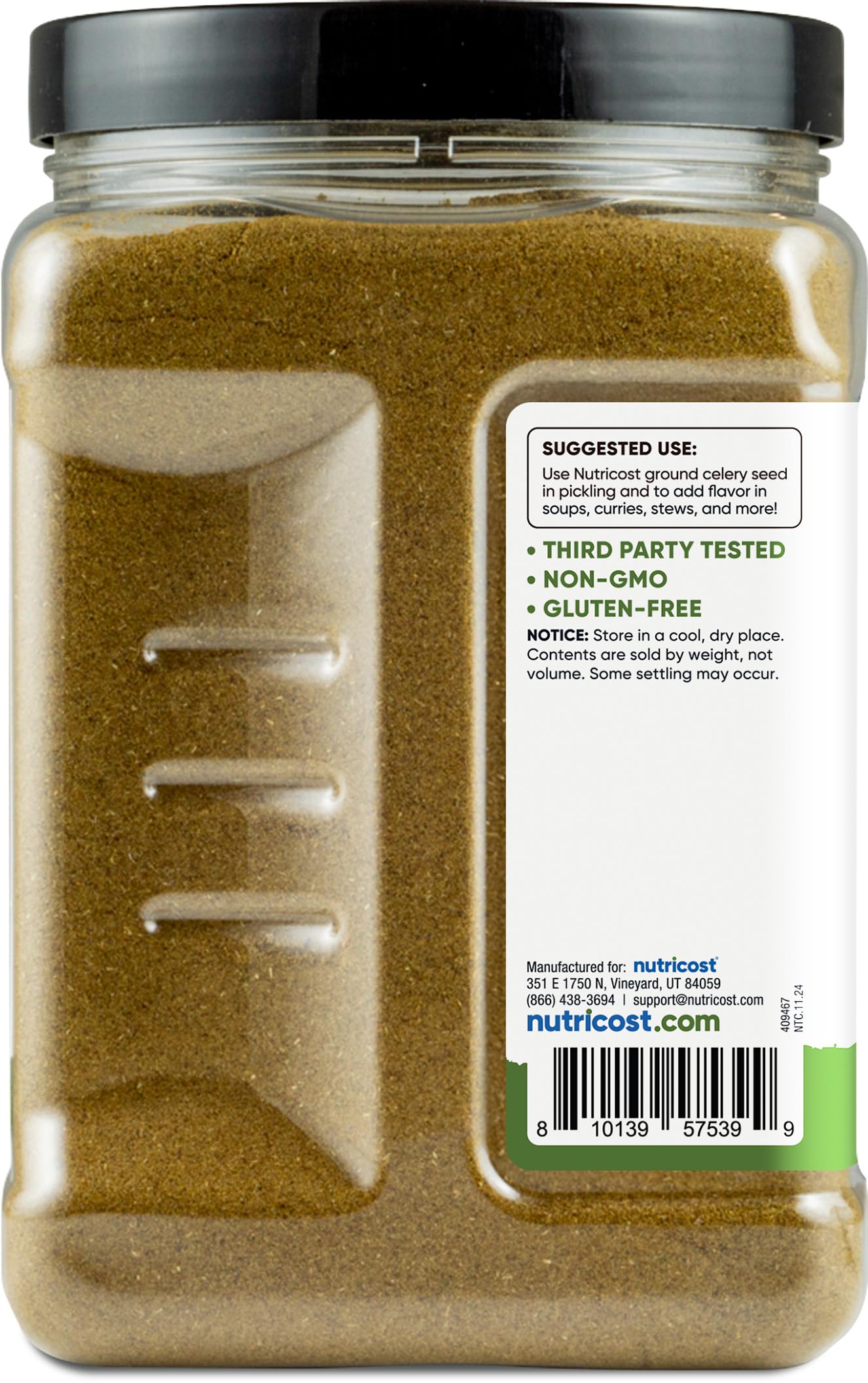 Nutricost Ground Celery Seed Powder, 27.5 oz