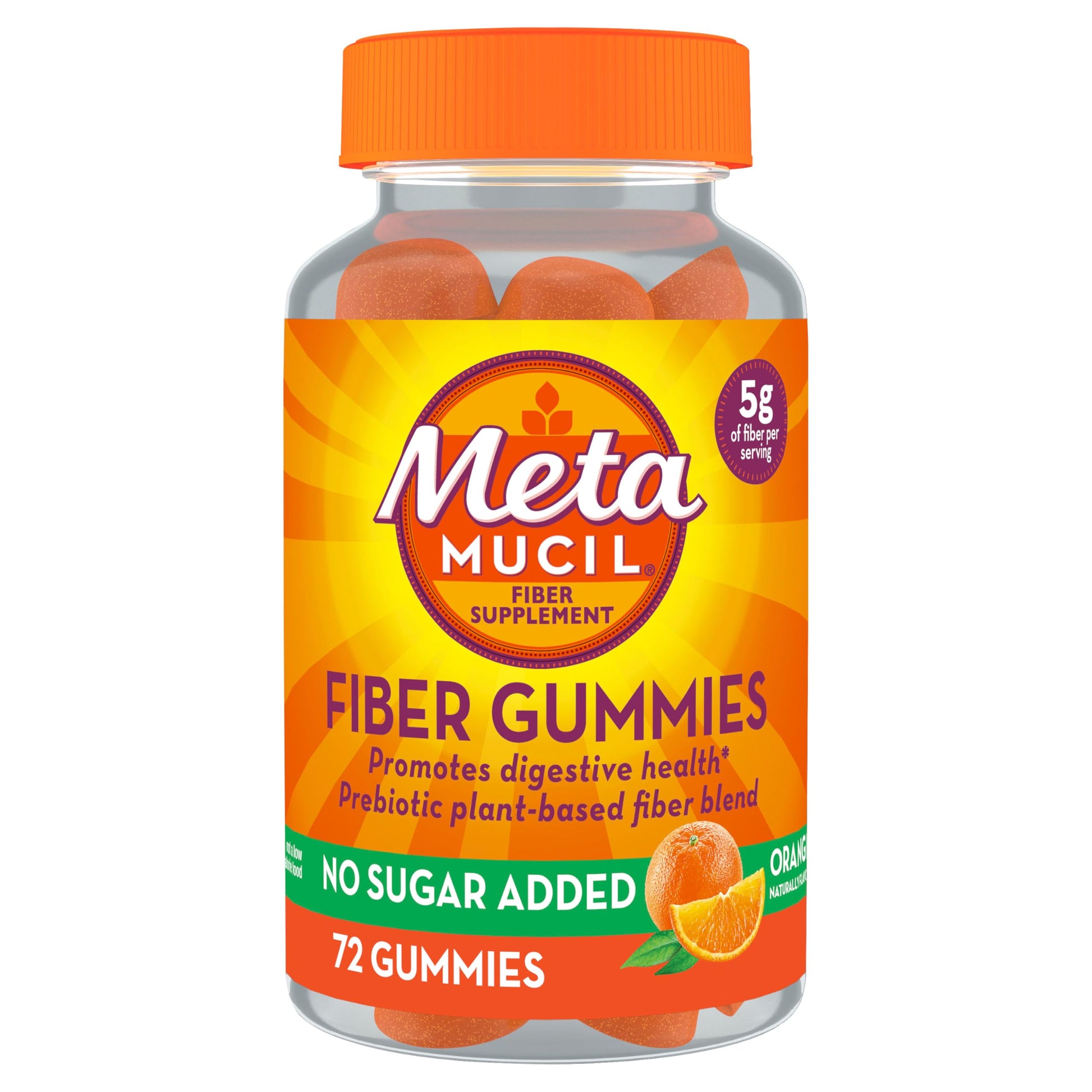 Metamucil Fiber Gummies for Adults Gummy, 72 Count