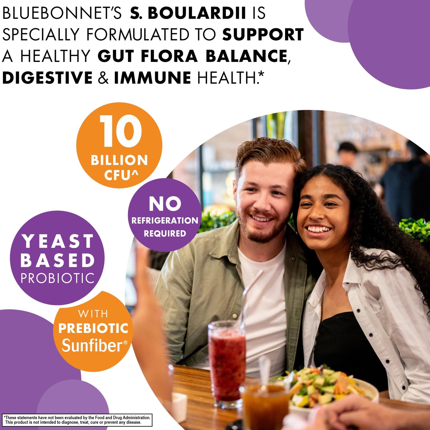 BlueBonnet S. Boulardii Probiotic 10 Billion CFU Capsule 60 Count