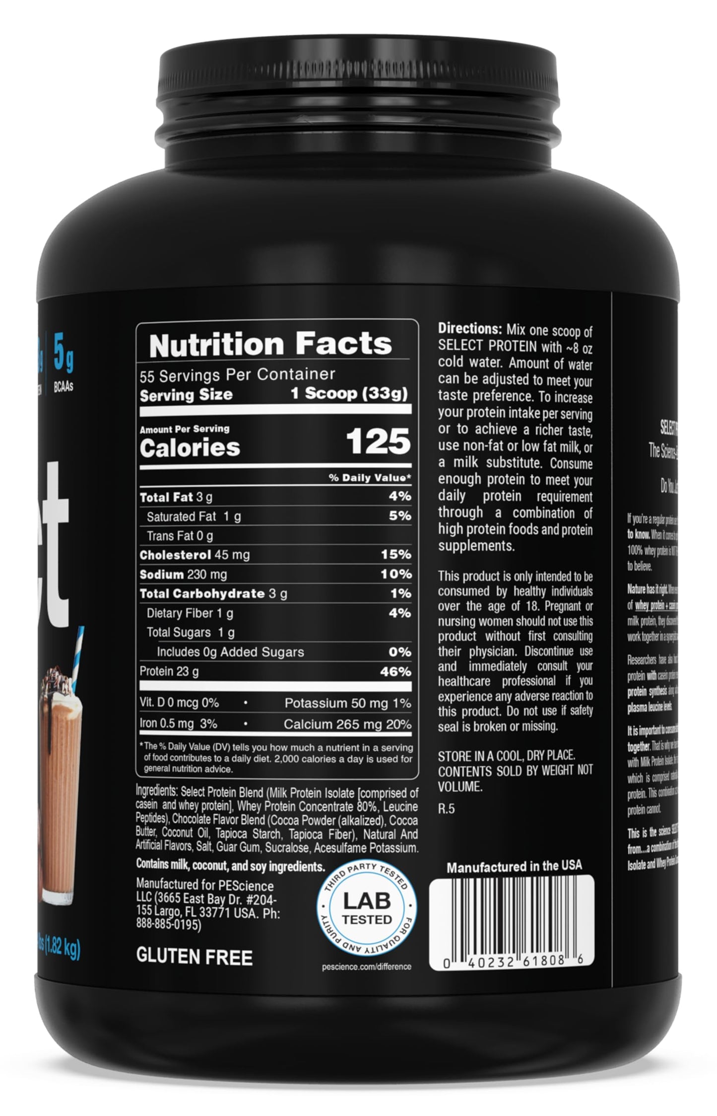 PEScience Select Protein Powder Chocolate Truffle 64 Servings