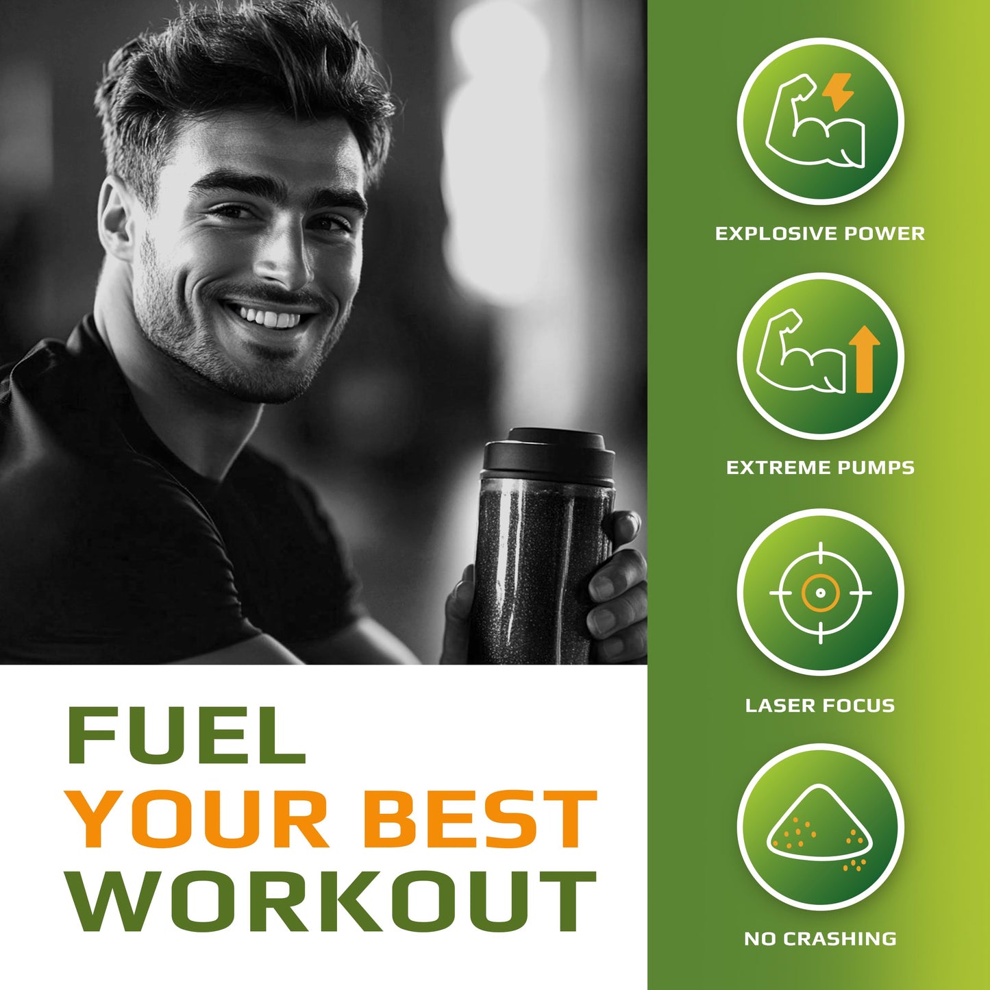 Muscle Food Labs MFL Muscle Xplosion Pre-Workout Powder 31.5 oz