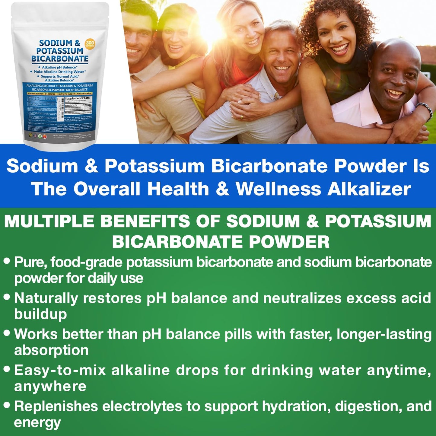 Kidney Restore Sodium Bicarbonate & Potassium Bicarbonate pH Balance Capsule, 30 Capsules