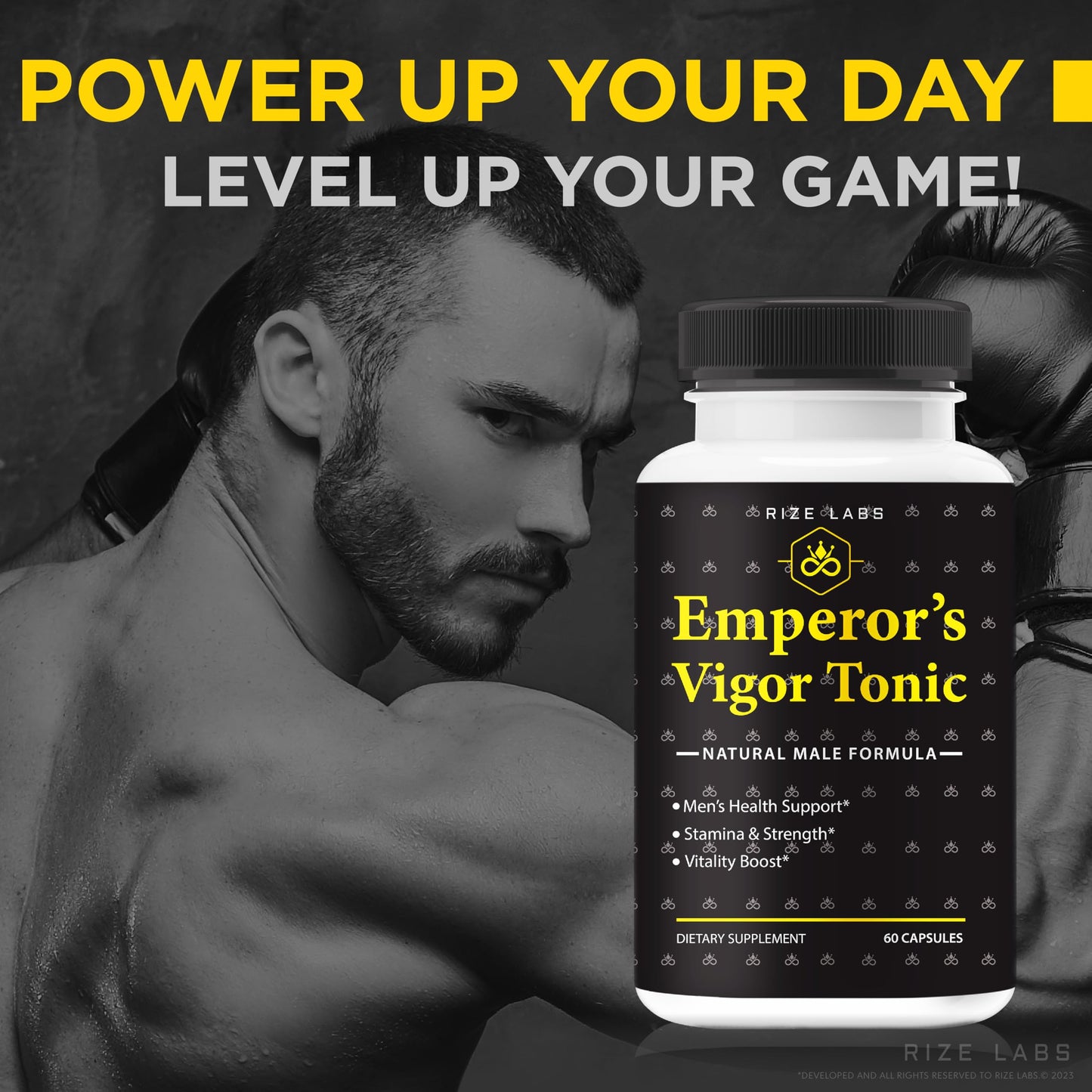 Rize Labs Emperor's Vigor Tonic for Men 180 Capsules