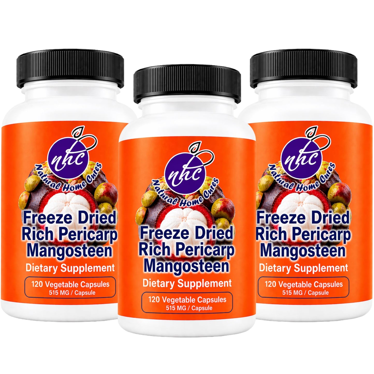 Natural Home Cures Mangosteen Pericarp Capsules, 360 Capsules