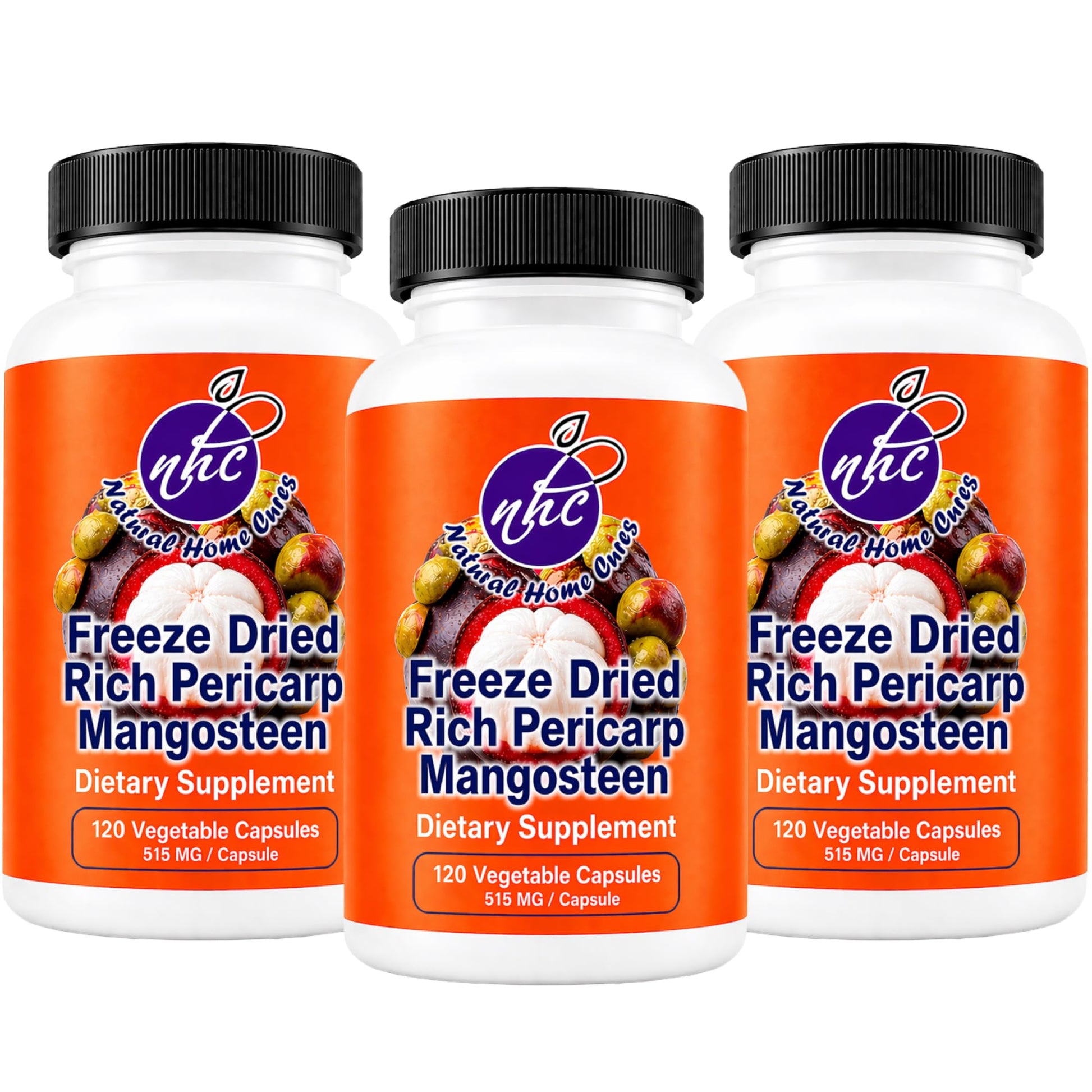 Natural Home Cures Mangosteen Pericarp Capsules, 360 Capsules