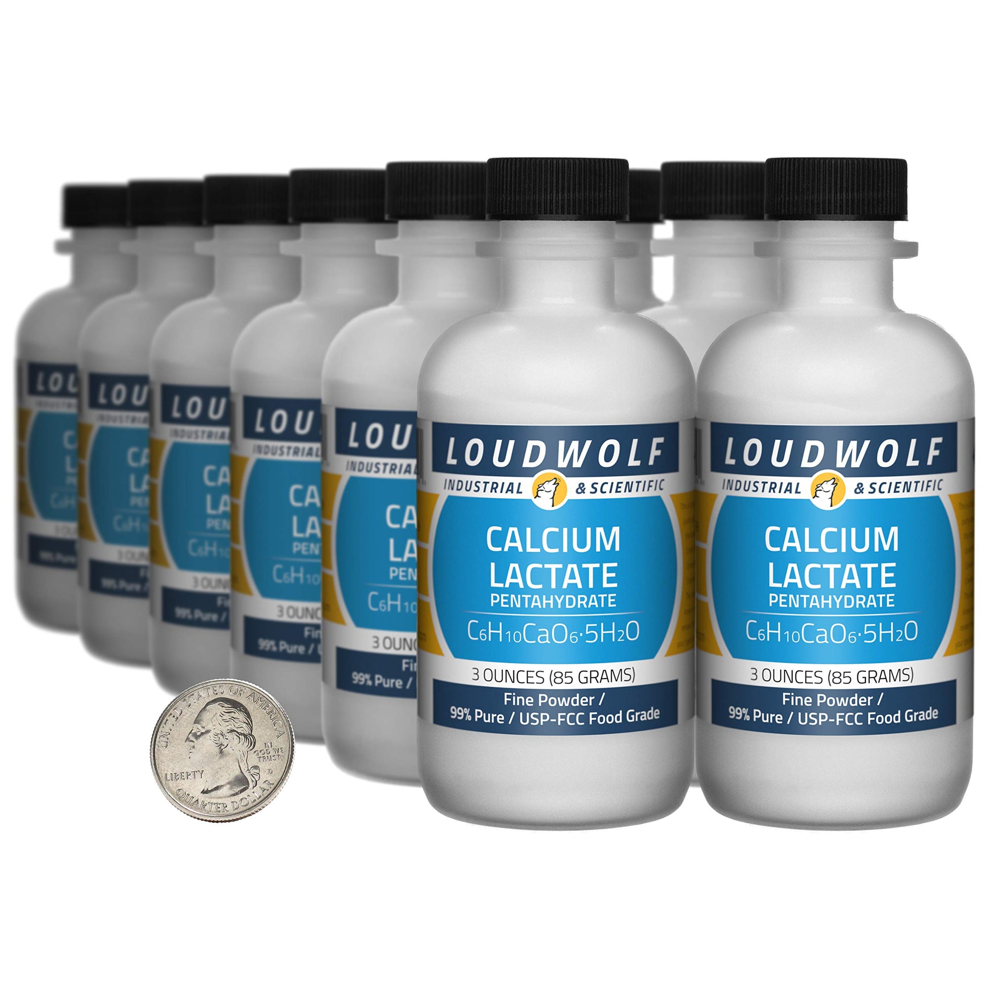 Loudwolf Calcium Lactate Powder, 36 Ounces