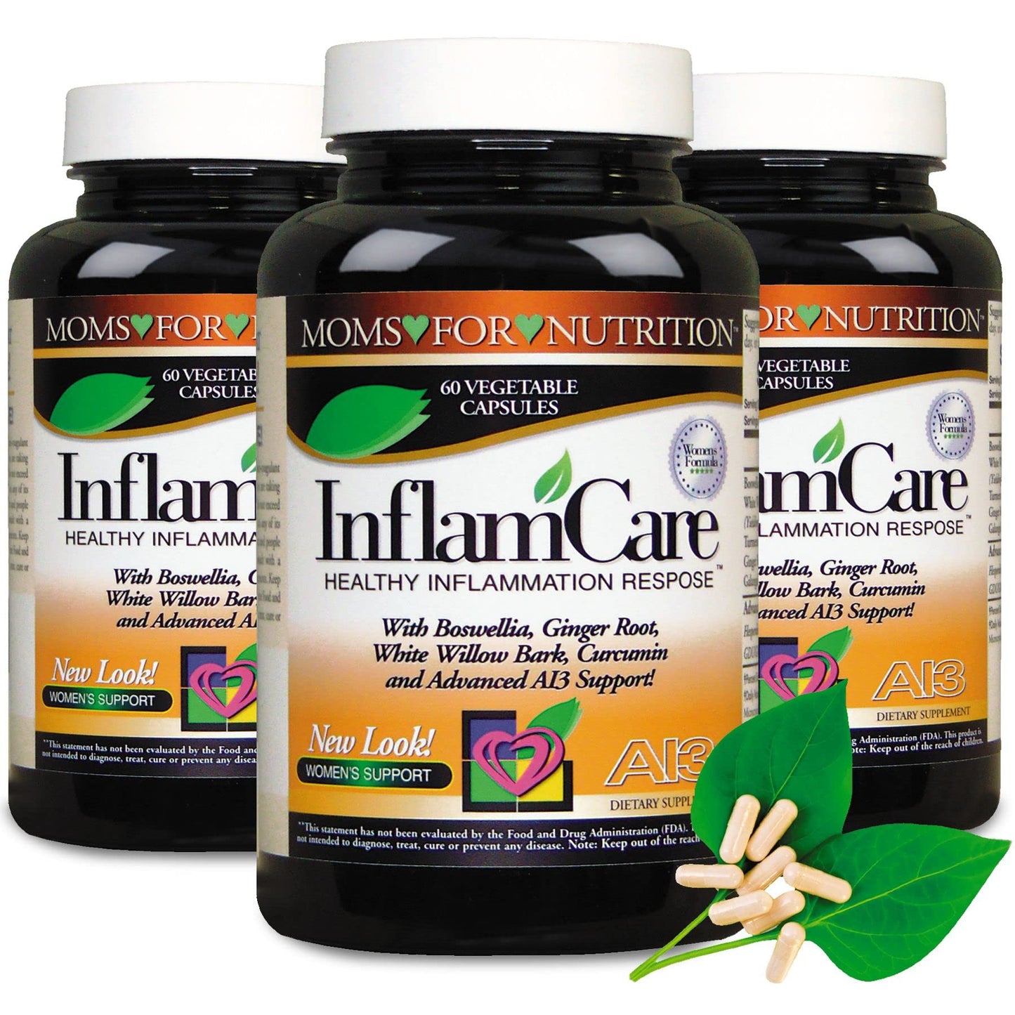 Moms For Nutrition InflamCare 3000MG Womens Formula Capsule, 60 Count
