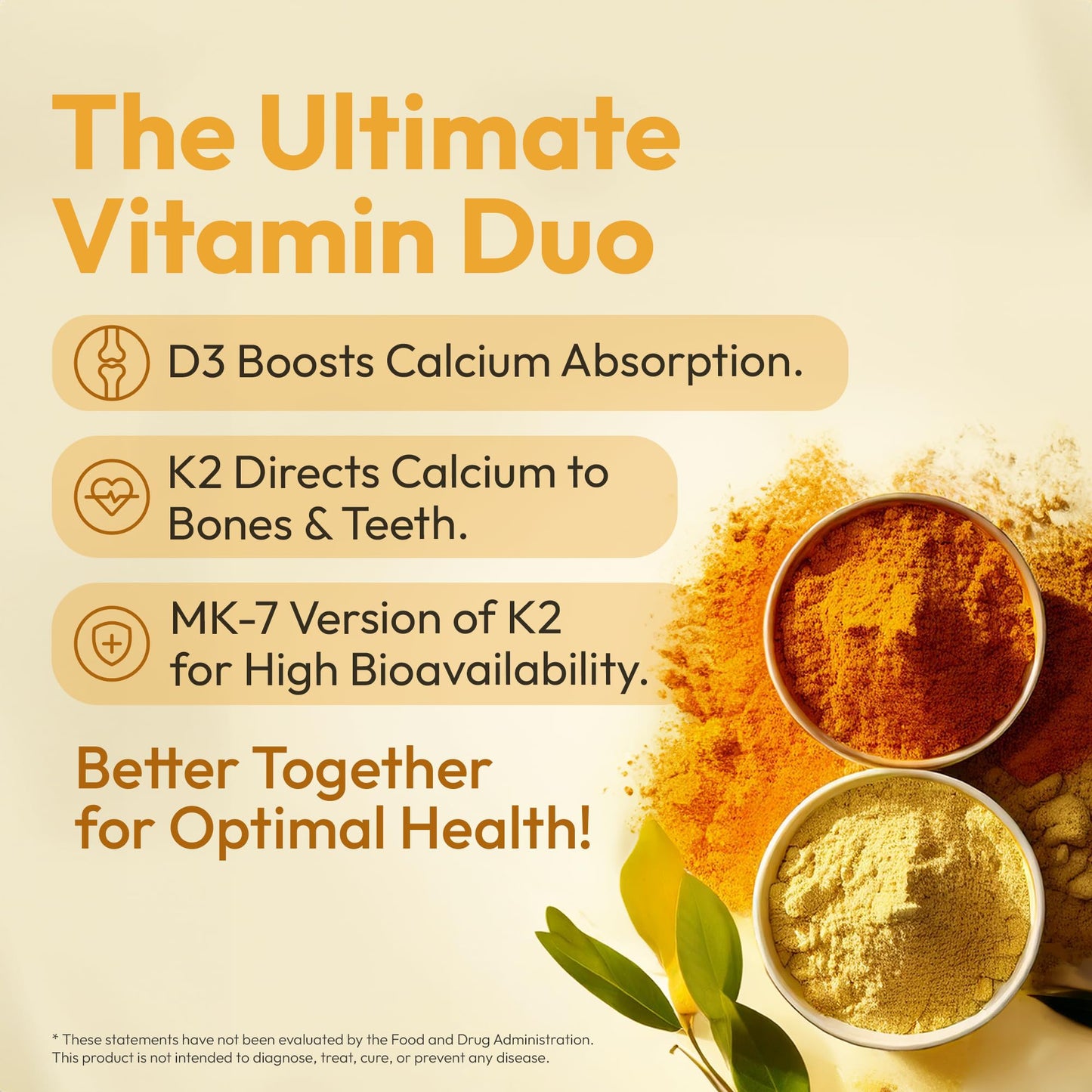 Mida Health Vitamin D3 K2 5000 IU with MK7 (180 mcg) Capsules 60