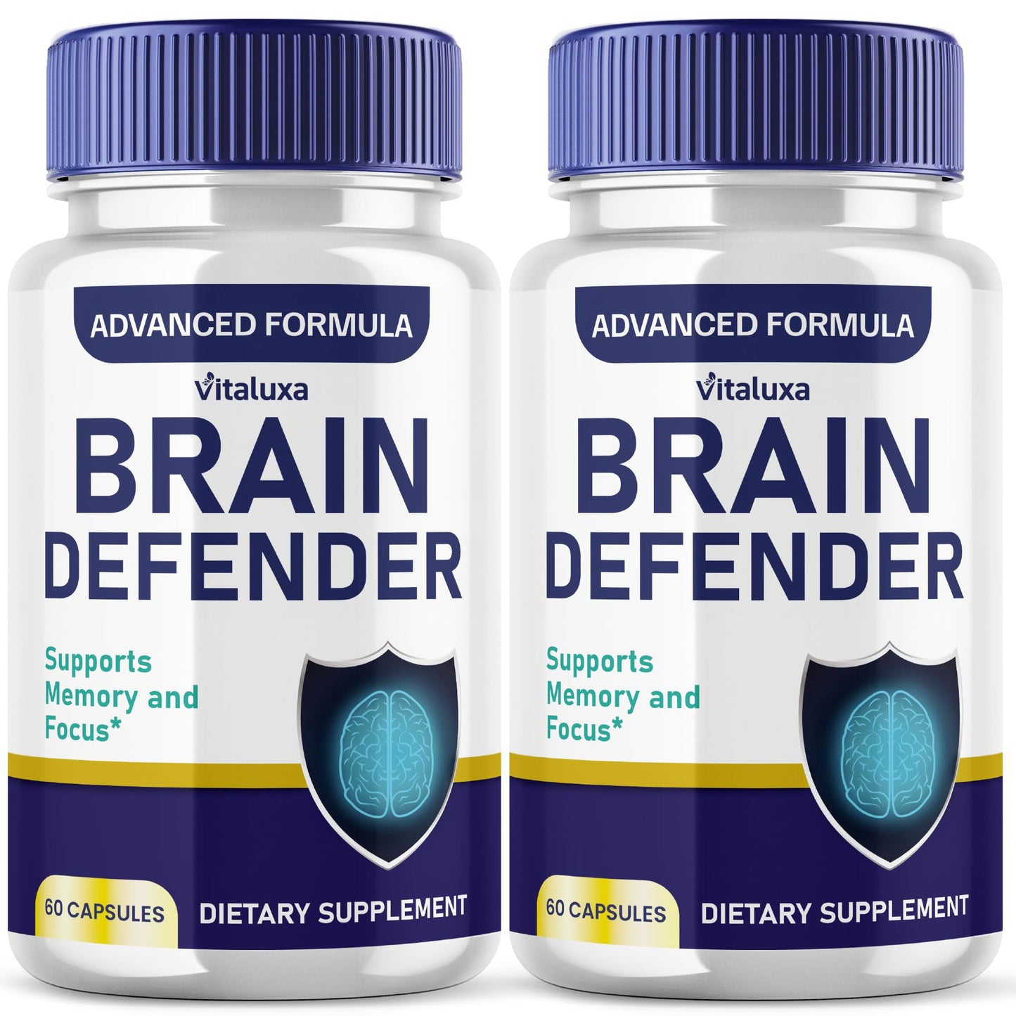 Vitaluxa Brain Defender Supplement Capsules 120 Count
