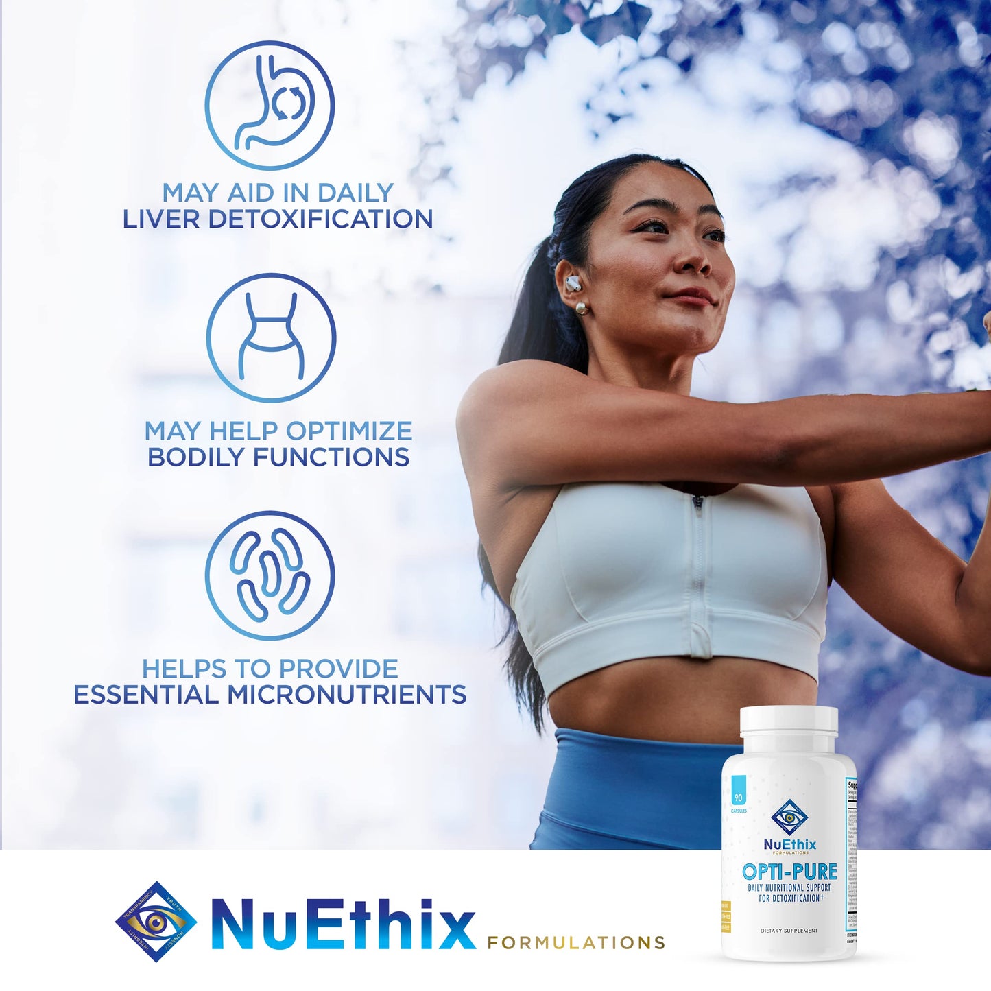 NuEthix Formulations Detoxification and Microbiome Balance Supplement Bundle, Capsule, 90 Servings