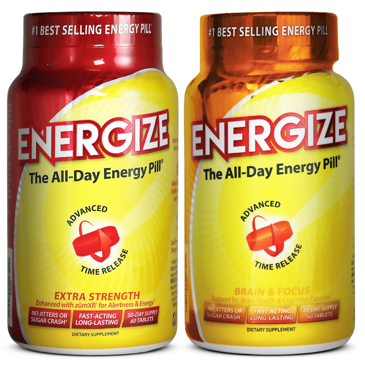 iSatori Energize Extra Strength & Brain Focus Caffeine Tablets, 120