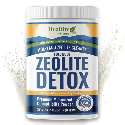 Healthy by Nature HolyLand Zeolite Cleanse Zeolite Detox Powder, 14.1 oz