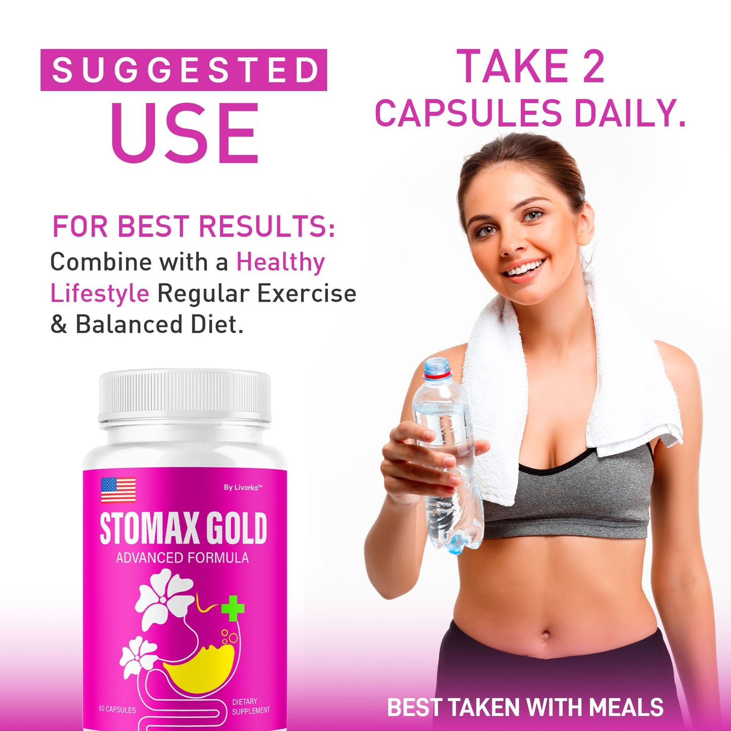 LIVORKA Stomax Gold 300 Capsules