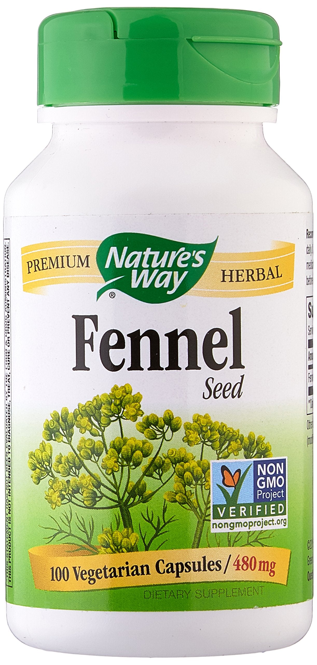 Nature's Way Fennel Seed Capsule, 100 Capsules