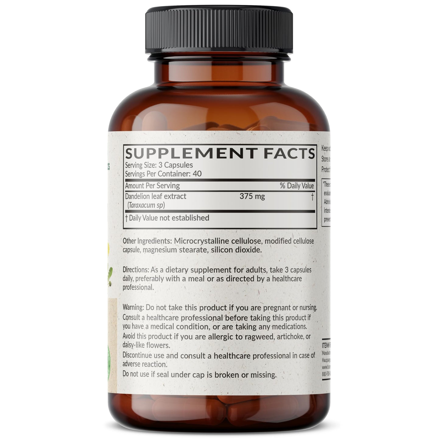 Futurebiotics Dandelion Extract 120 Capsules