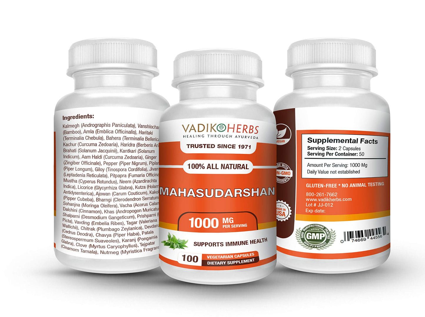 Vadik Herbs Mahasudarshan Powder 100 Count