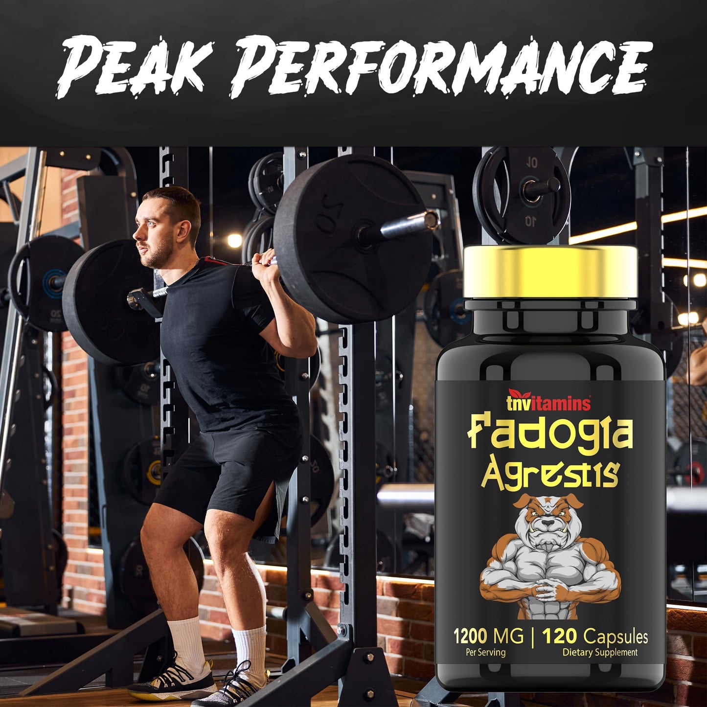 tnvitamins Fadogia Agrestis 1200mg Capsules, 120 Count