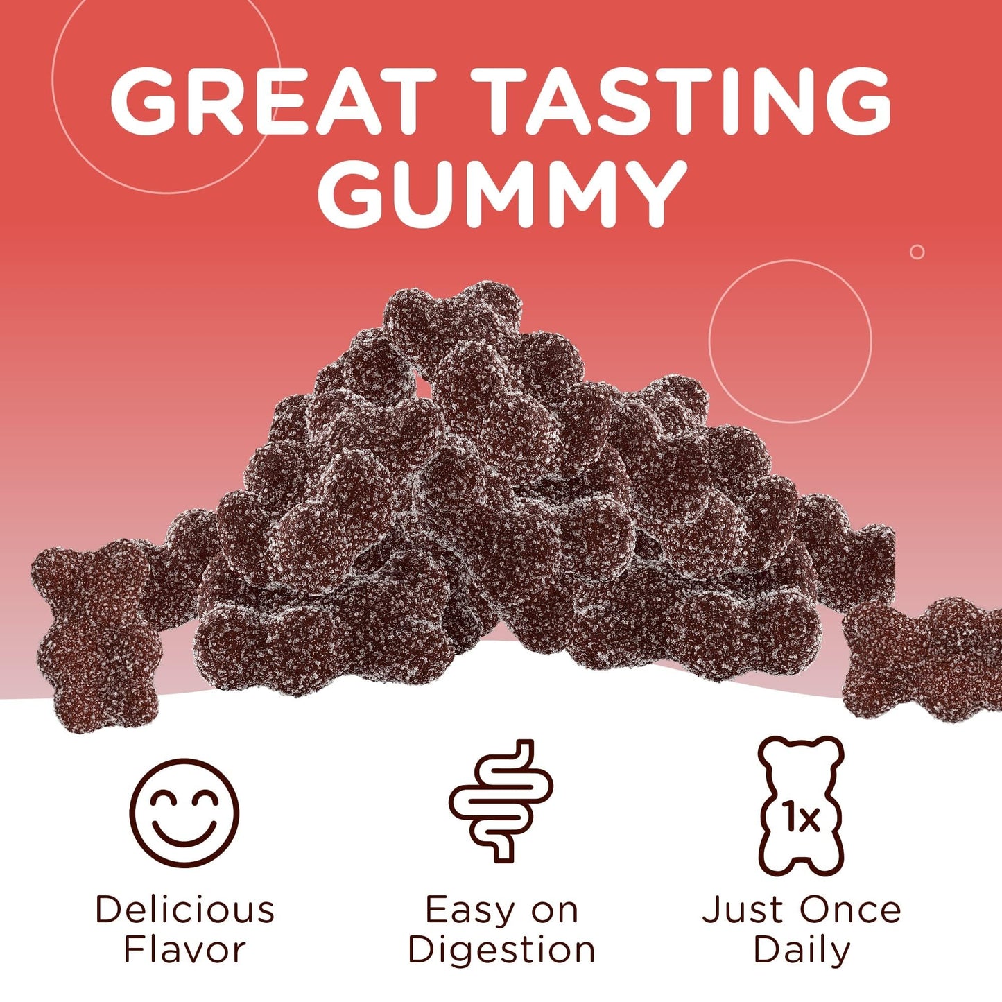 Zahler Iron Gummies with Vitamin C Gummy 60 Count