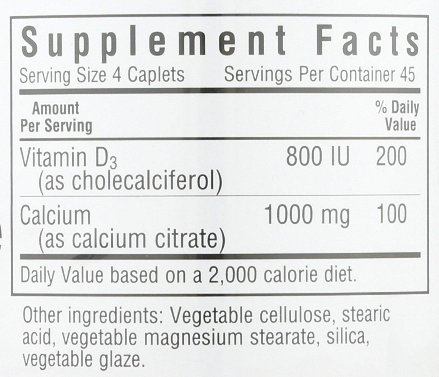 BlueBonnet Calcium Citrate Vitamin D3, 180 Capsules