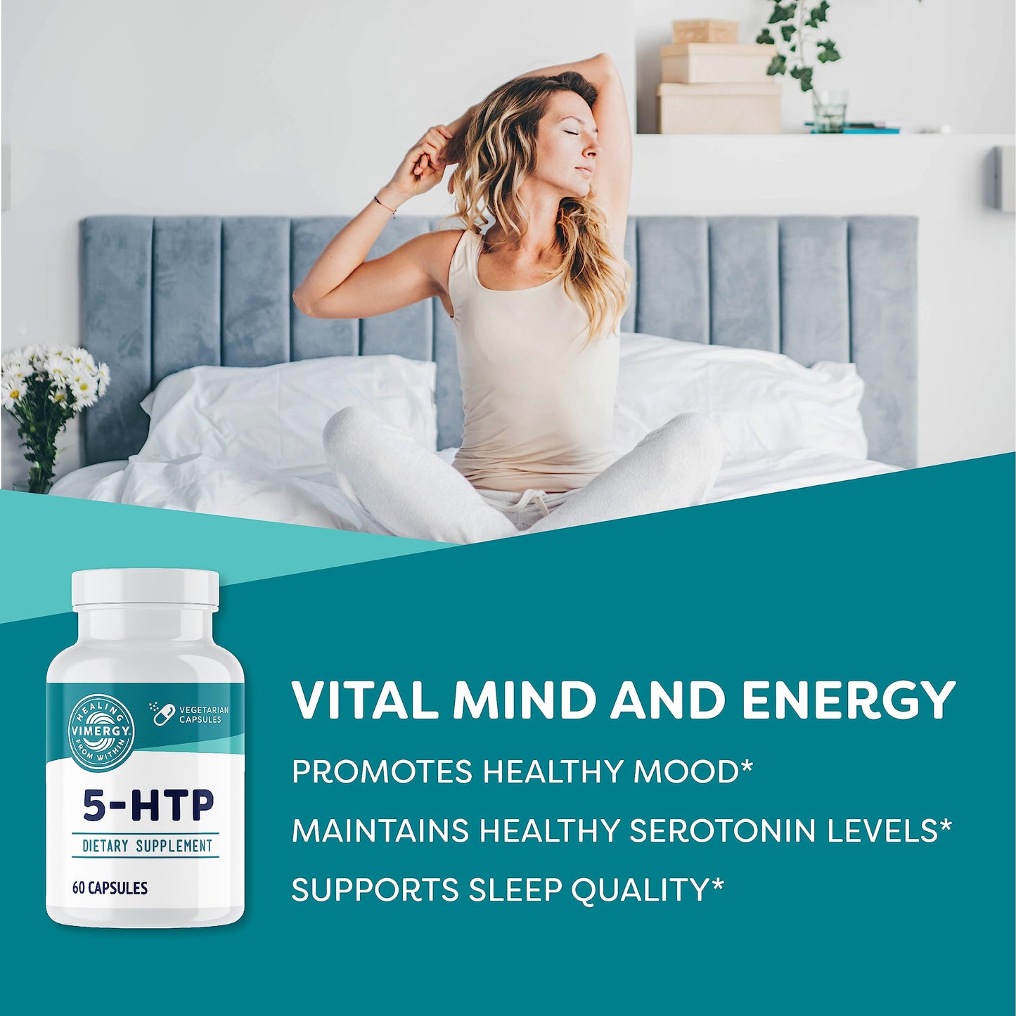 Vimergy 5-HTP Capsules 60 Count