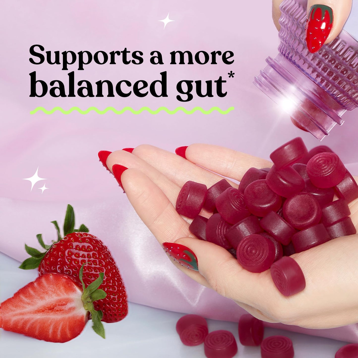 Lemme Fiber & Probiotic Gummies for Adults Gummy, 60 Count