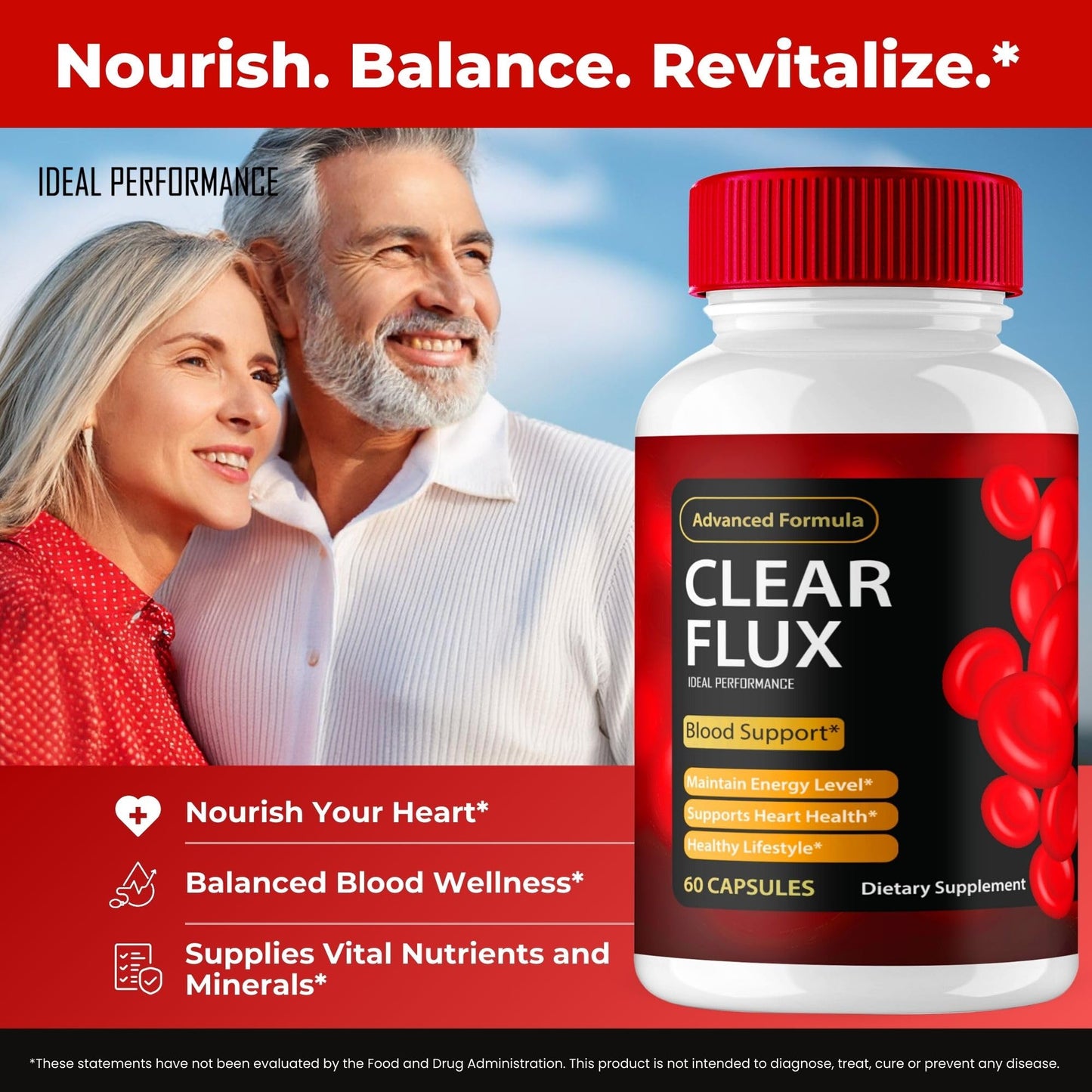 IDEAL PERFORMANCE Clear Flux Capsules 300