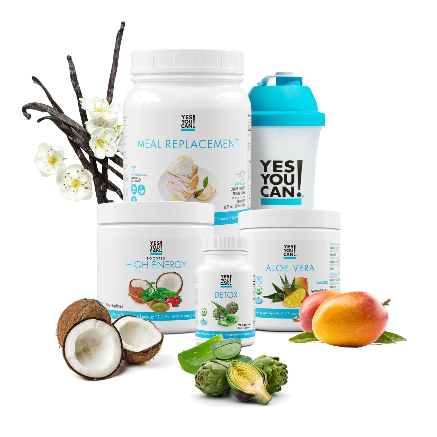 Yes You Can! Detox Plus Kit Powder, Pack of 5, 7.27 oz