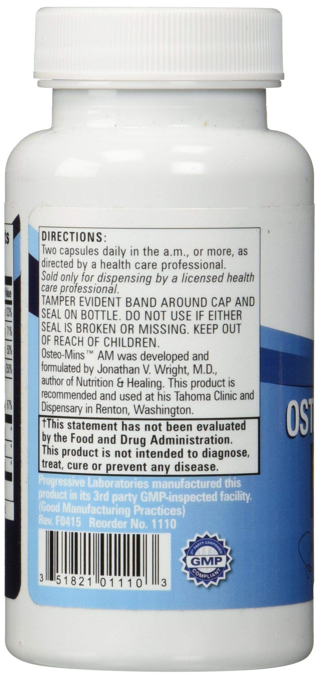Progressive Laboratories Osteo-Mins AM Supplement Tablet 1