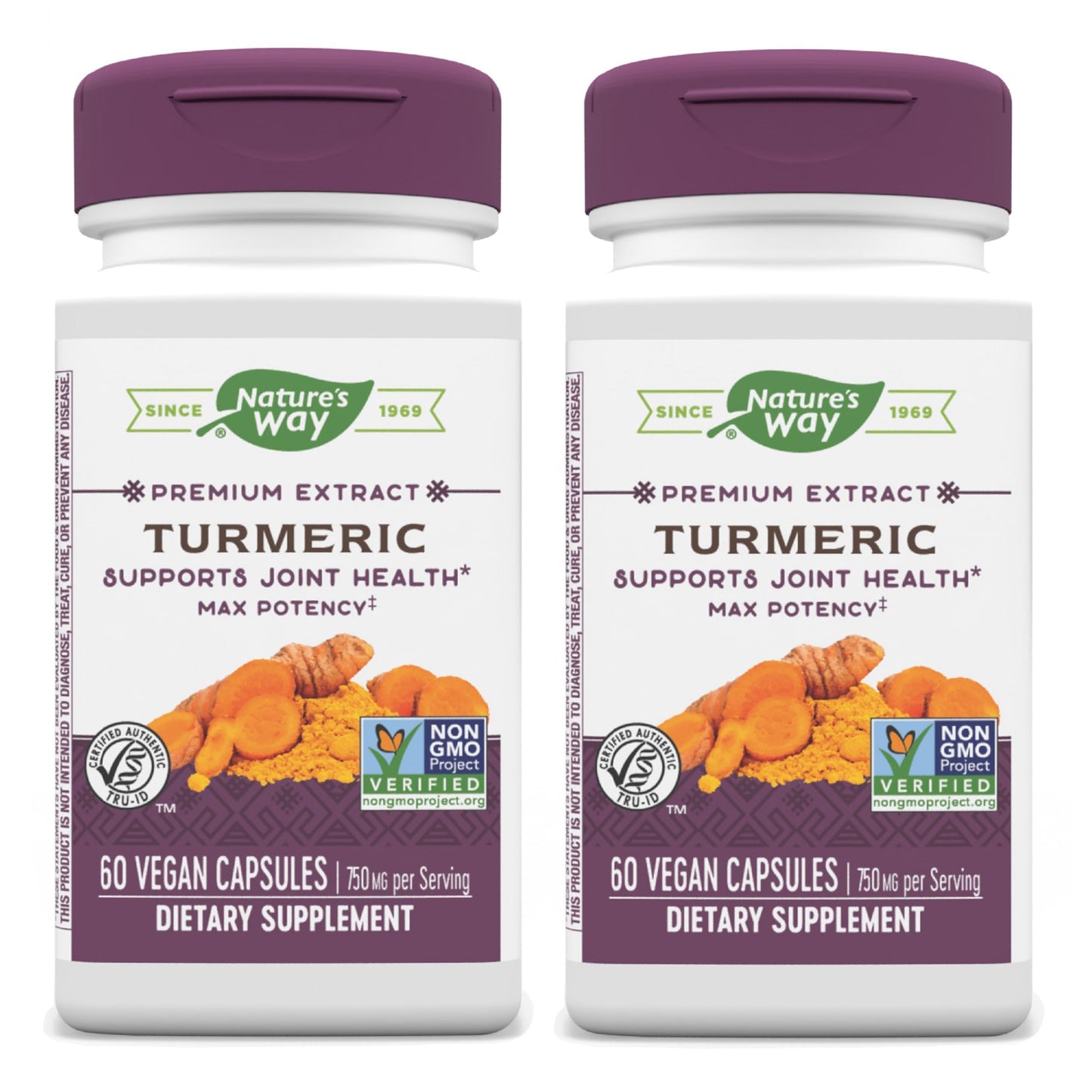 Nature's Way Turmeric Max Potency Premium Extract 120 Tablets