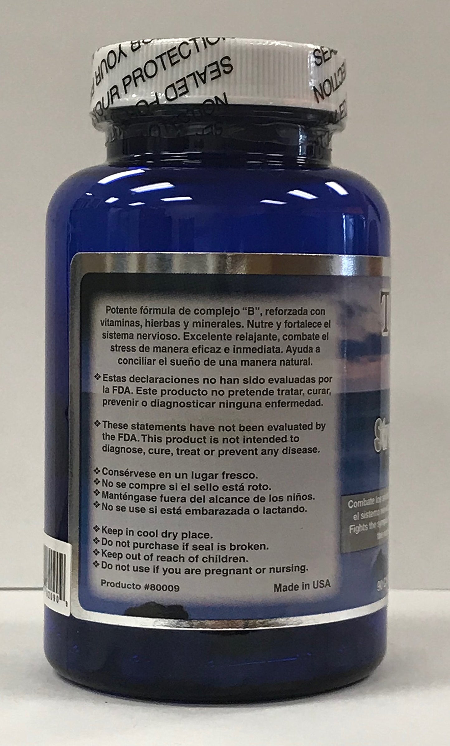 Tonaya Stress-B Complex Capsules 90 Count