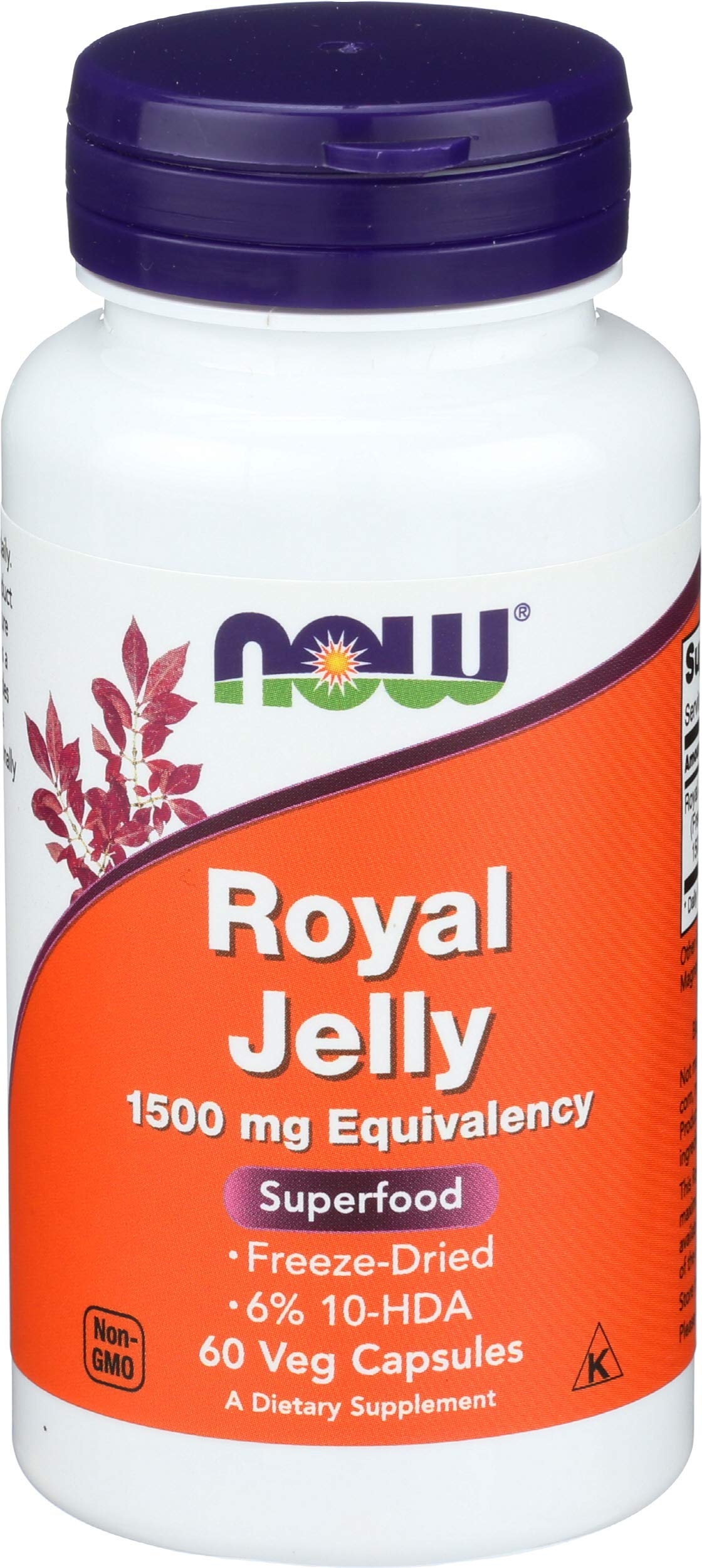 NOW Foods Royal Jelly 1500mg Capsule, 120 Capsules