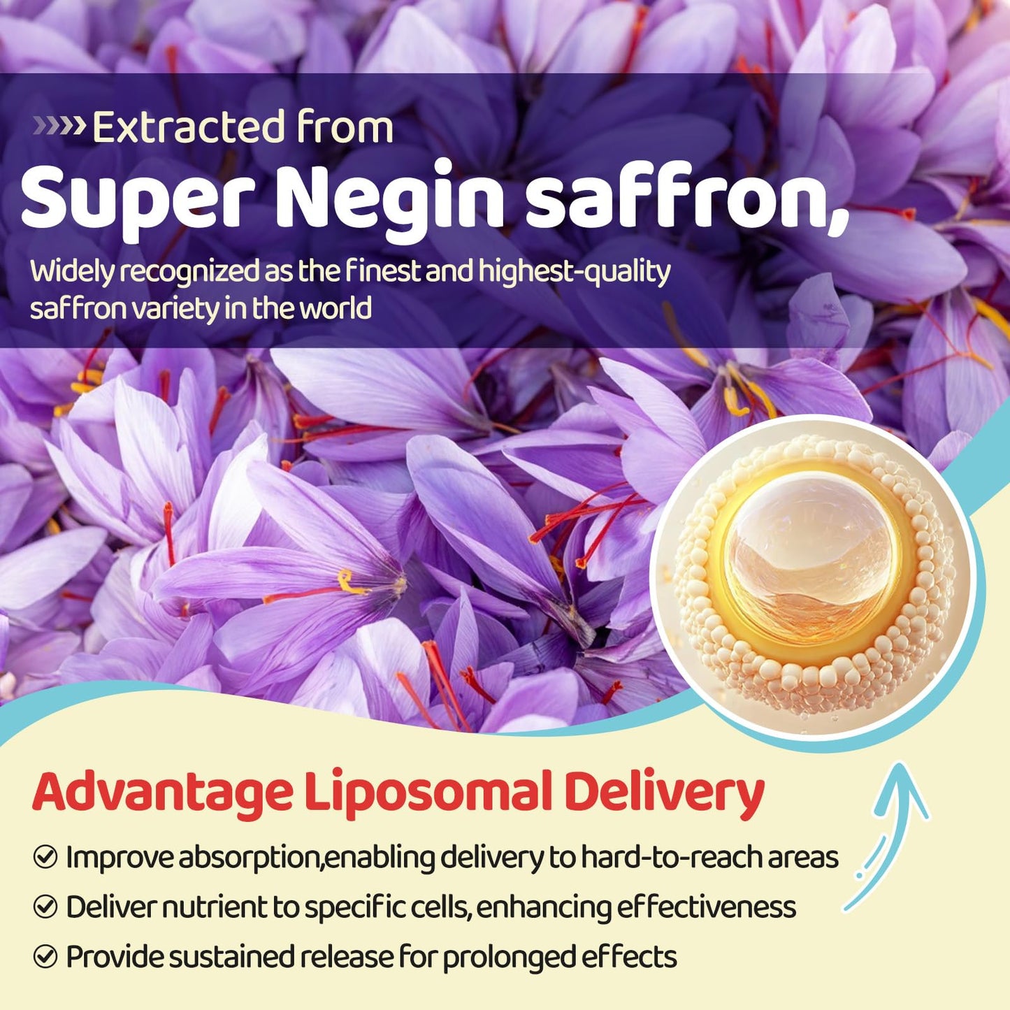 duwhot Liposomal Saffron for Kids 4+ 60 Gummies