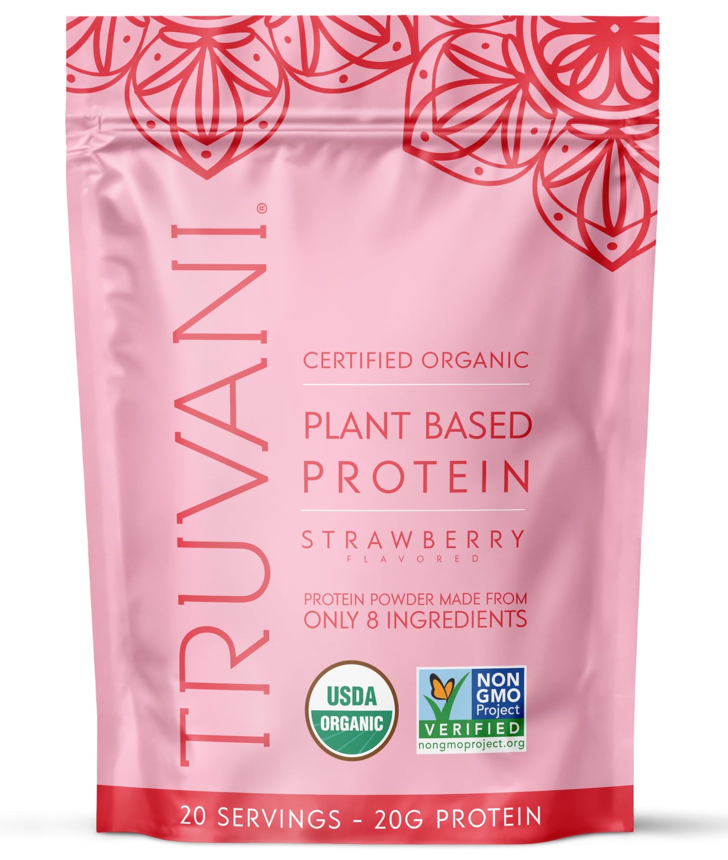 Truvani Vegan Pea Protein Powder 20 Servings