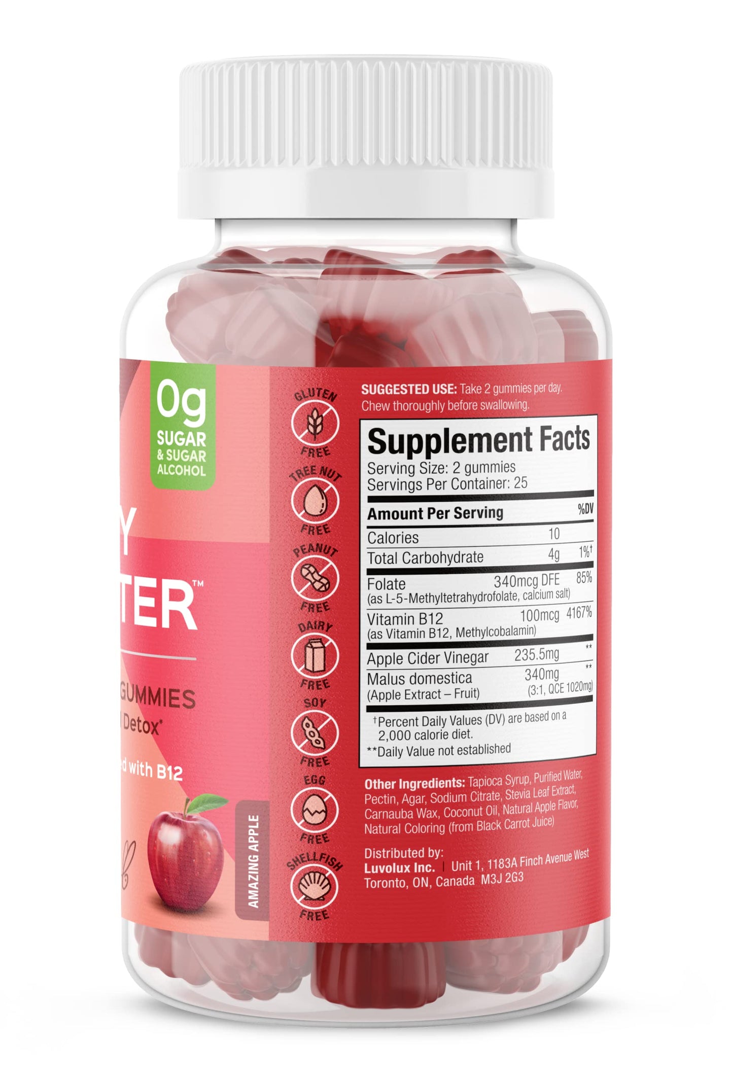 SUKU Appley Ever After Gummies 50 Count