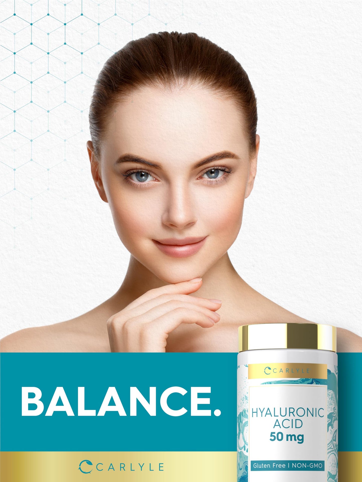 Carlyle Hyaluronic Acid Supplement 50 mg Capsule, 90 Capsules