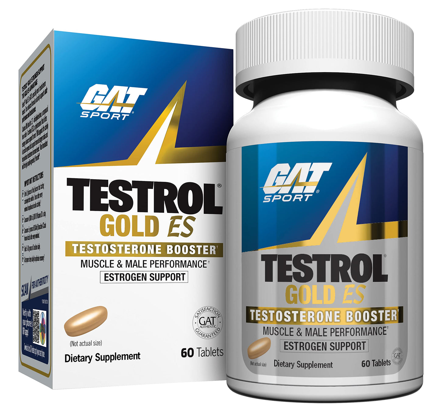 GAT SPORT Testrol Gold ES Tablets, 60 Count