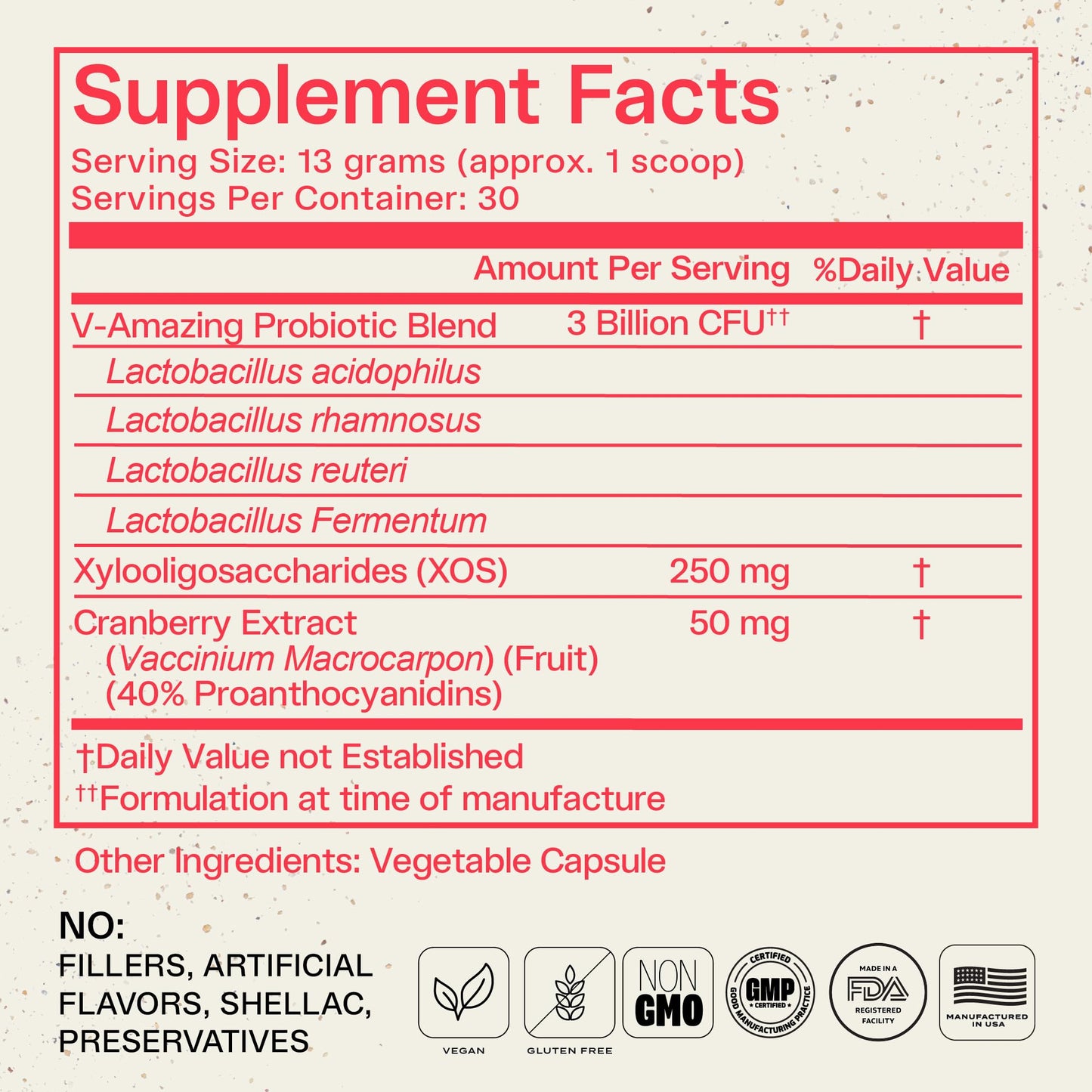 BEST Supplements Best Vaginal Probiotics for Women, Probiotics for Women Vaginal Health - pH Balance with 4 Lactobacillus Probiotic for Woman, Urinary Health Support, Clinically Proven Cranberry Blend, 30 Capsules