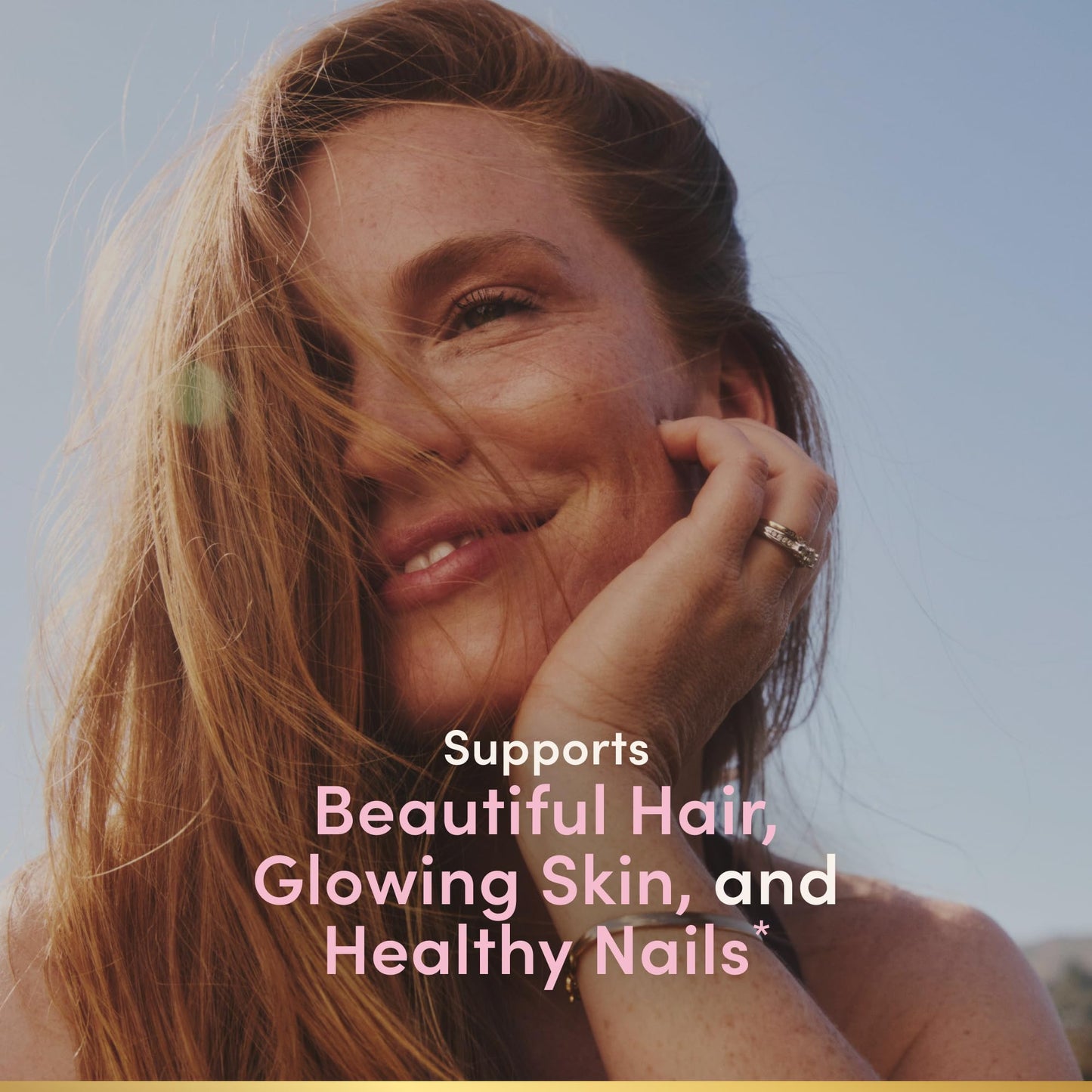 Nature's Bounty Optimal Solutions Hair, Skin & Nails Formula Caplets 60 Count, Biotin 3000 mcg