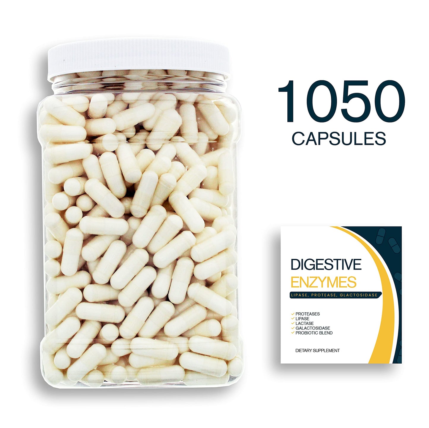 Bulk Buy Digestion Aid Capsules 1050