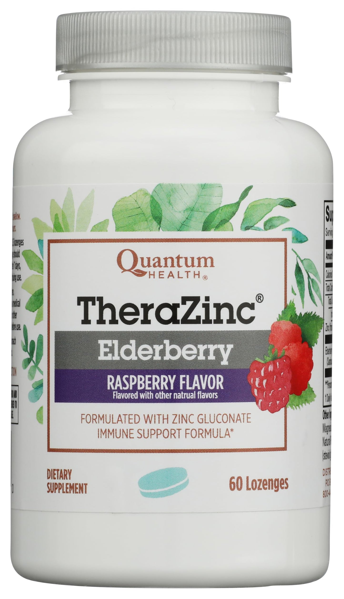 Quantum Thera Zinc Elderberry Lozenges 24